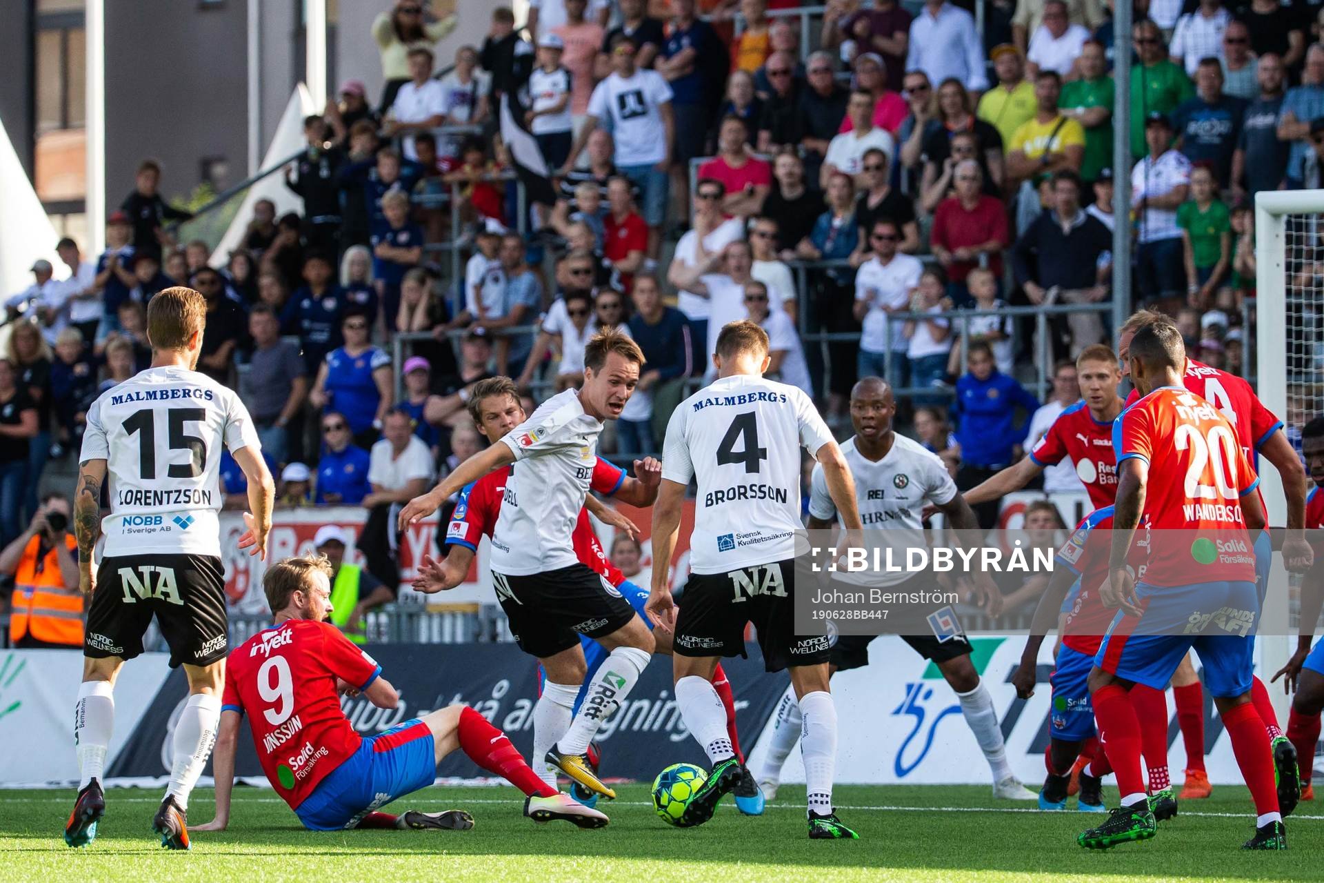 Örebros Viktor Prodell mot Helsingborgs Rasmus Jönsson