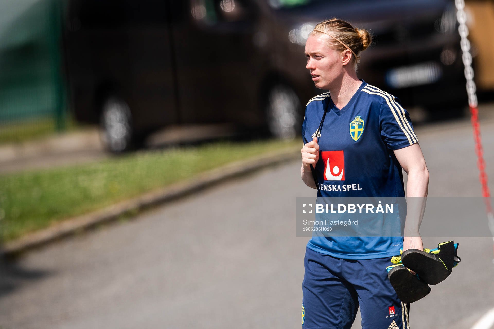 Goalkeeper Hedvig Lindahl of Sweden