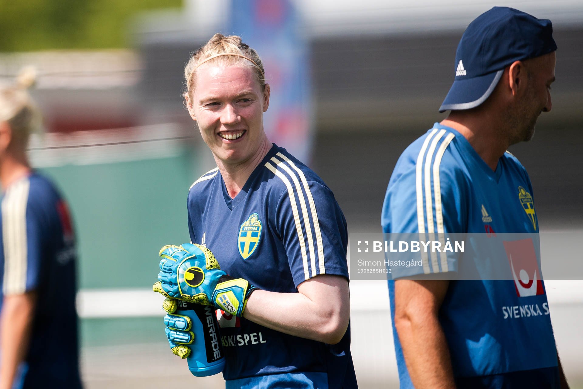 Goalkeeper Hedvig Lindahl of Sweden