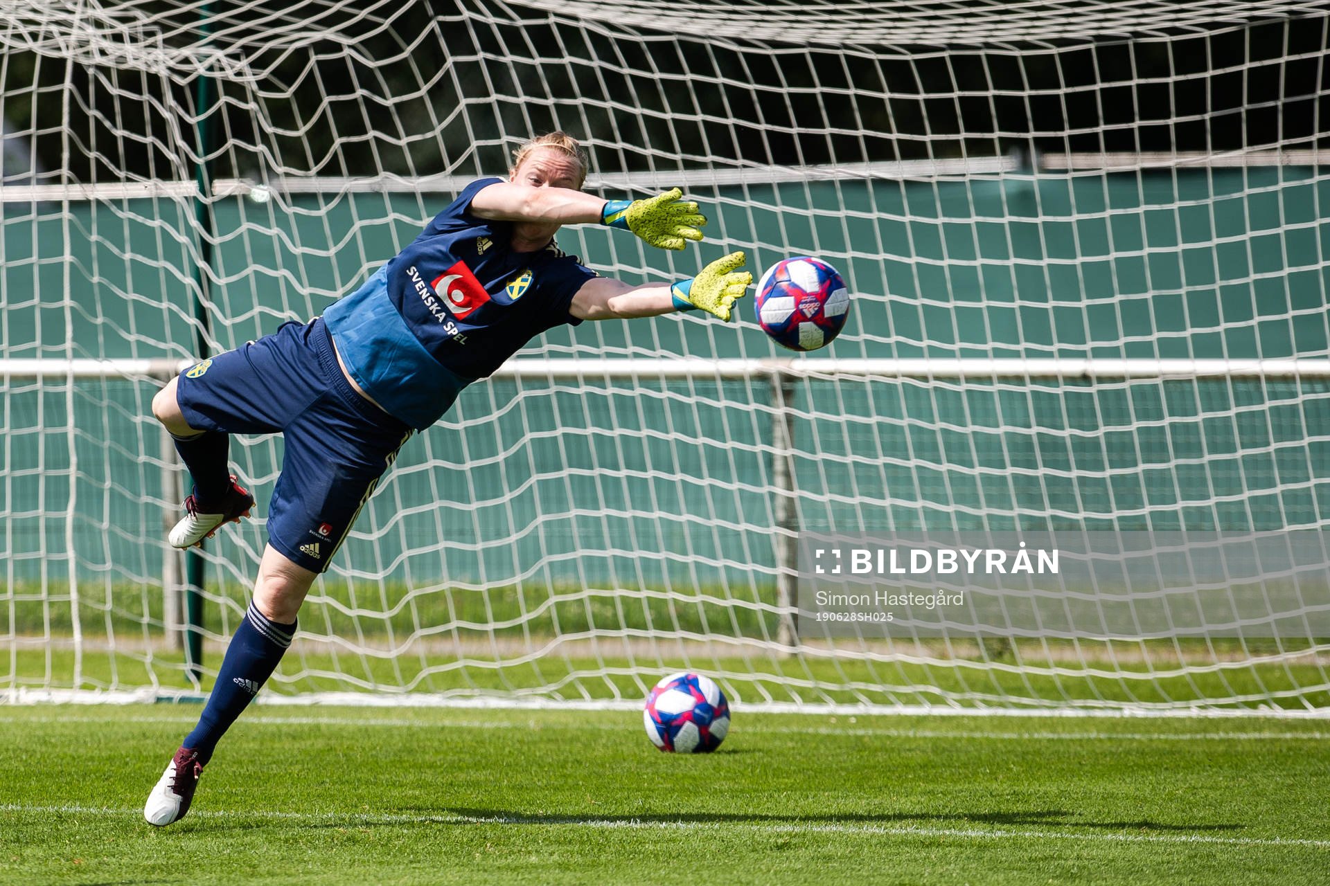 Goalkeeper Hedvig Lindahl of Sweden