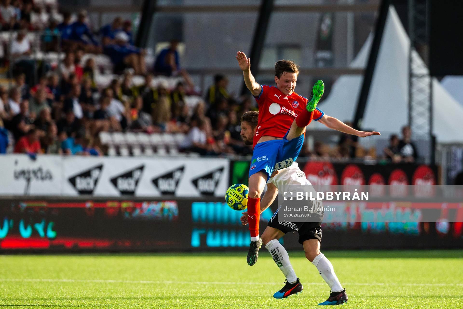 Helsingborgs Max Svensson och Örebros Martin Lorentzson
