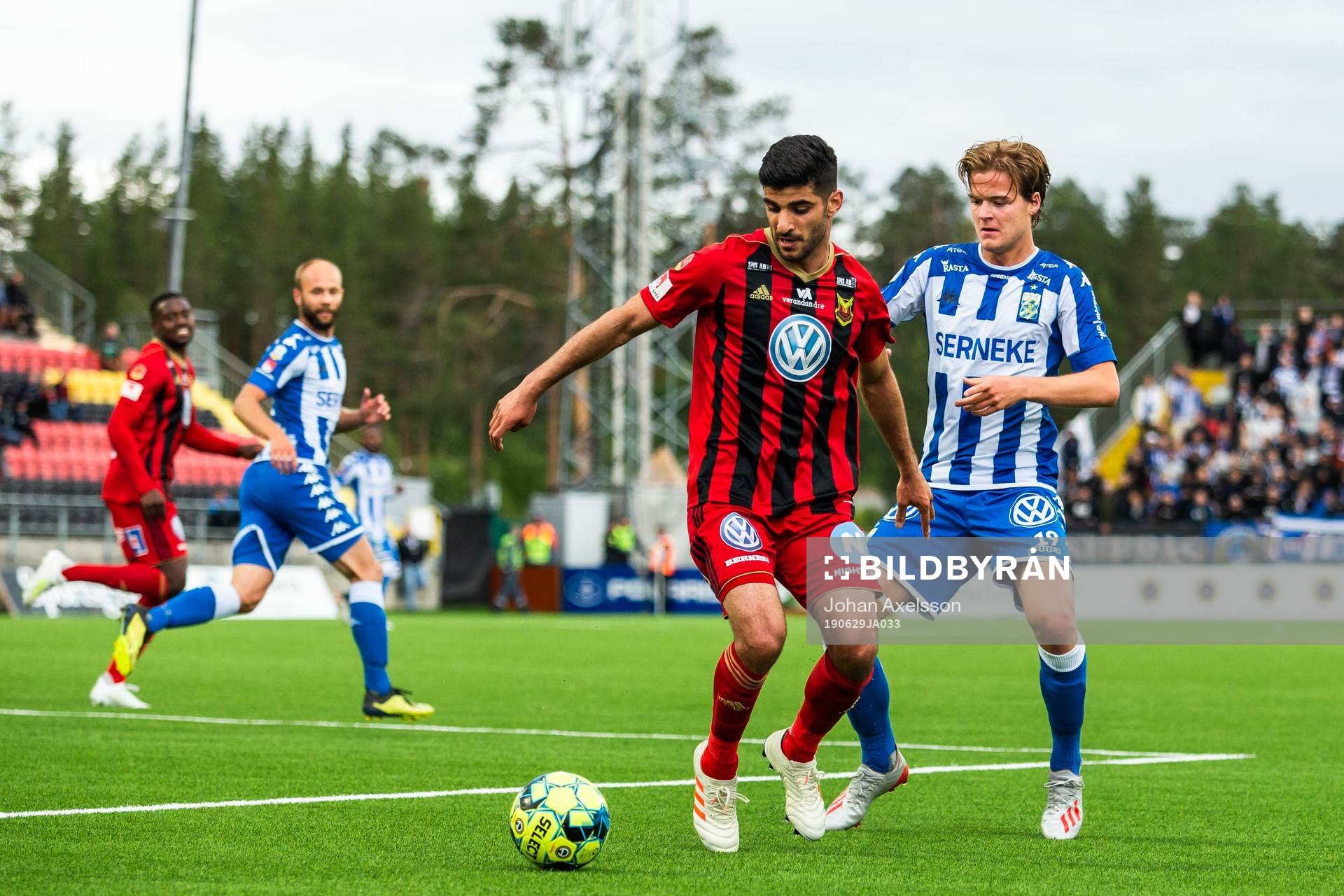 Östersunds Rewan Amin och IFK Göteborgs August Erlingmark
