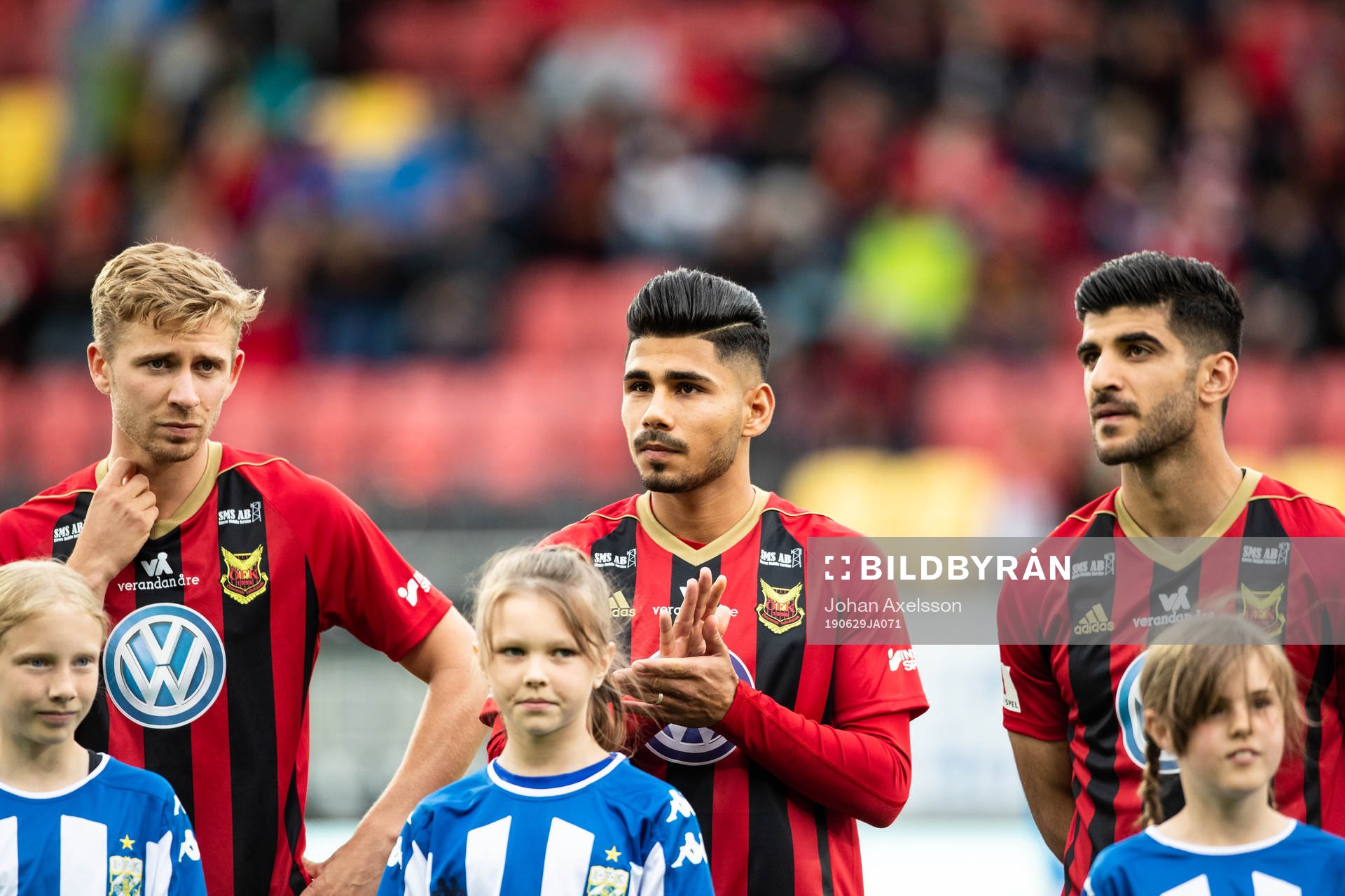 Östersunds Ludvig Fritzson, Hosam Aiesh och Rewan Amin