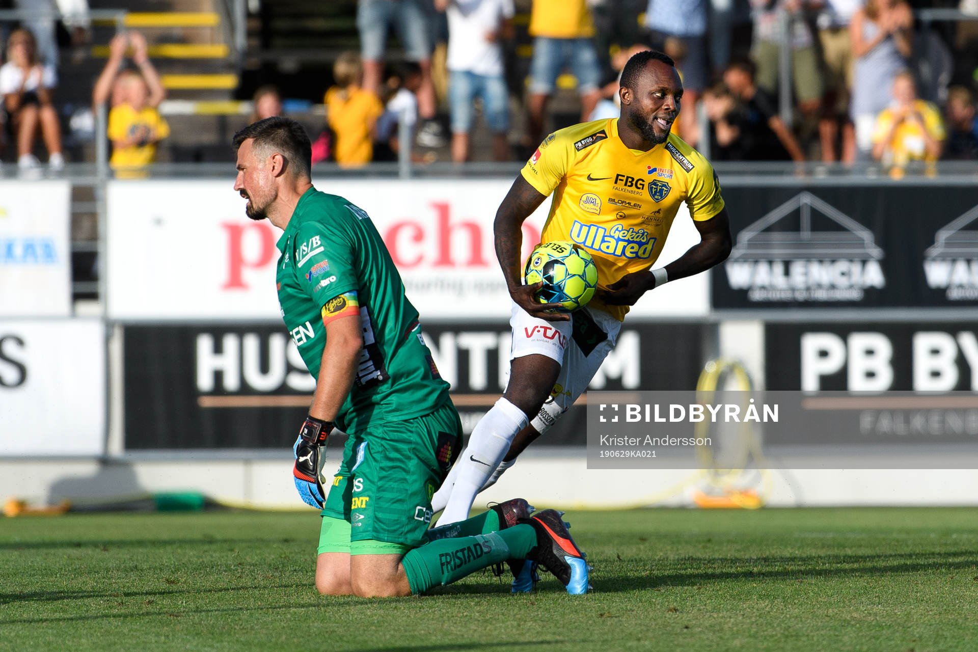 Falkenbergs John Chibuike jublar