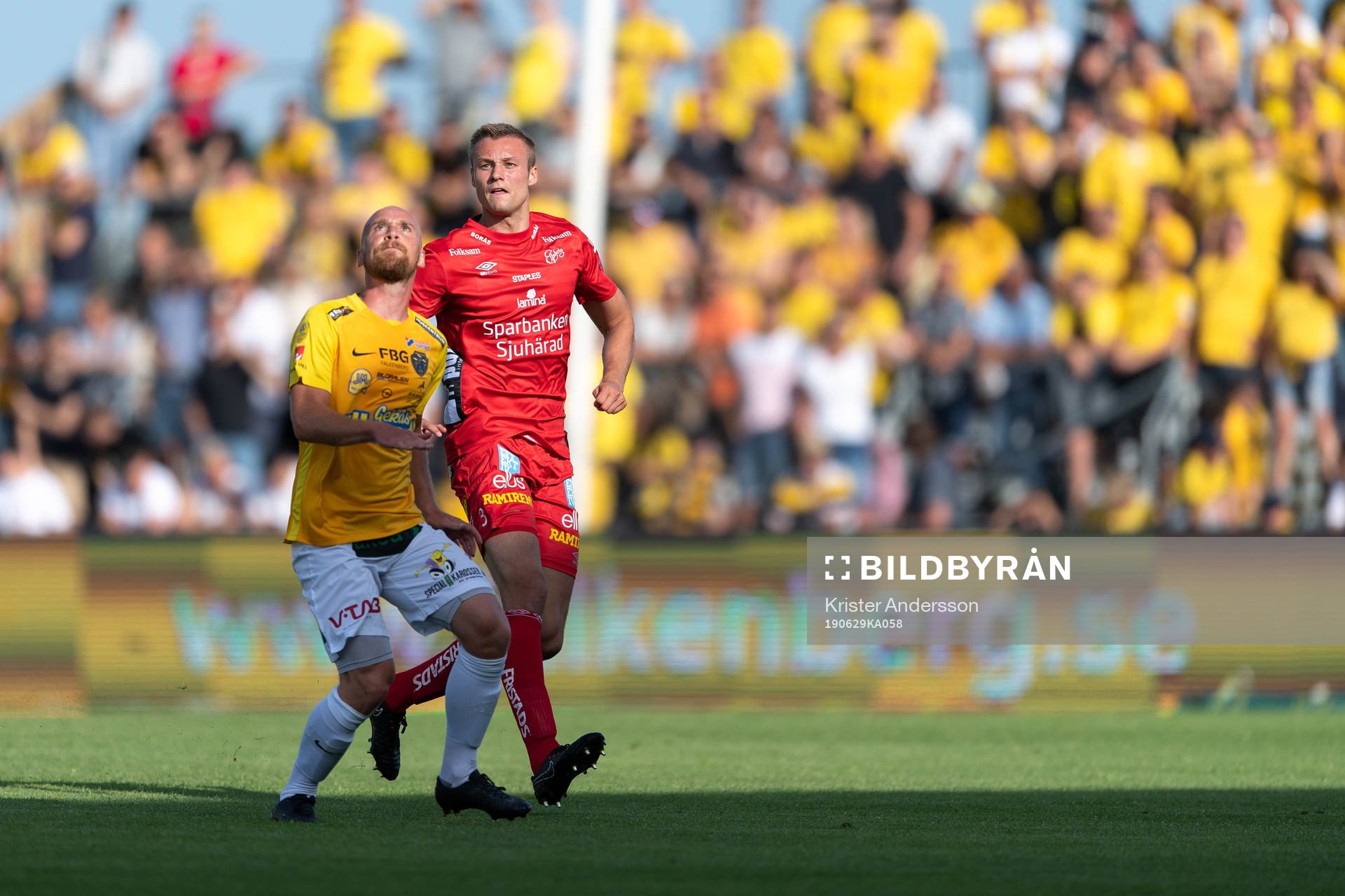 Falkenbergs Christoffer Carlsson och Elfsborgs Stian Rode