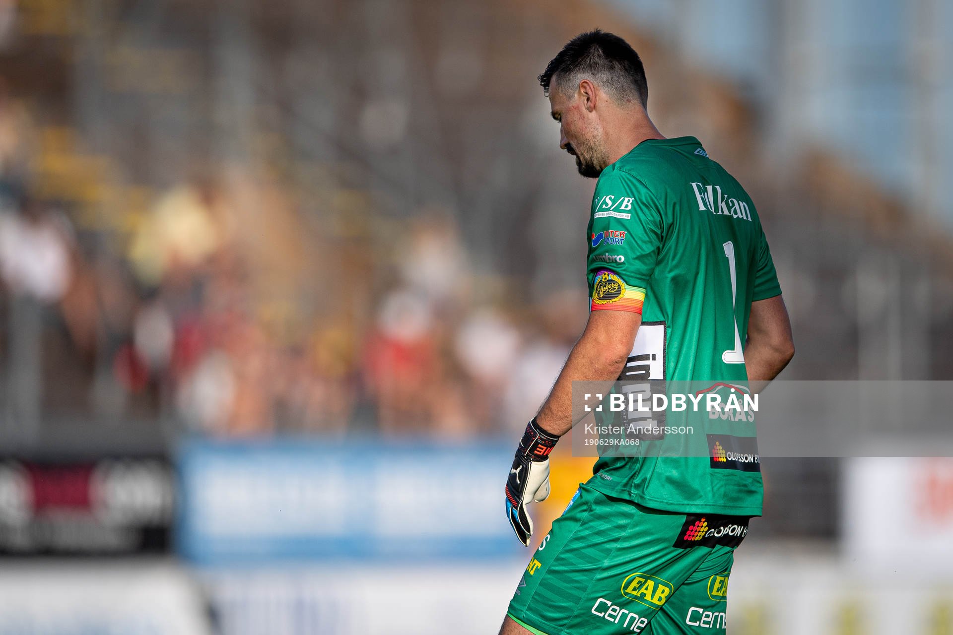 Elfsborgs målvakt Kevin Stuhr Ellegaard deppar