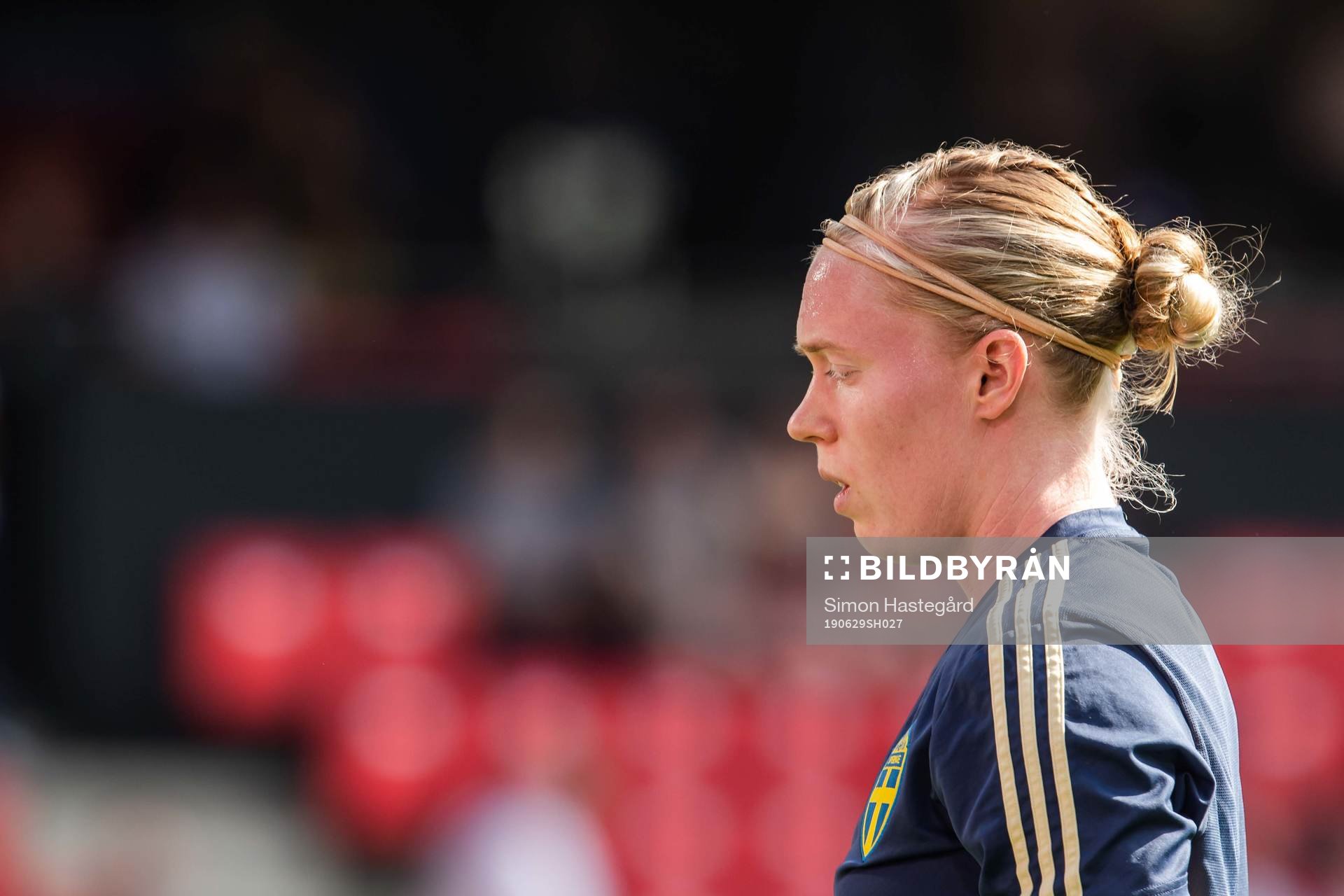 Goalkeeper Hedvig Lindahl of Sweden