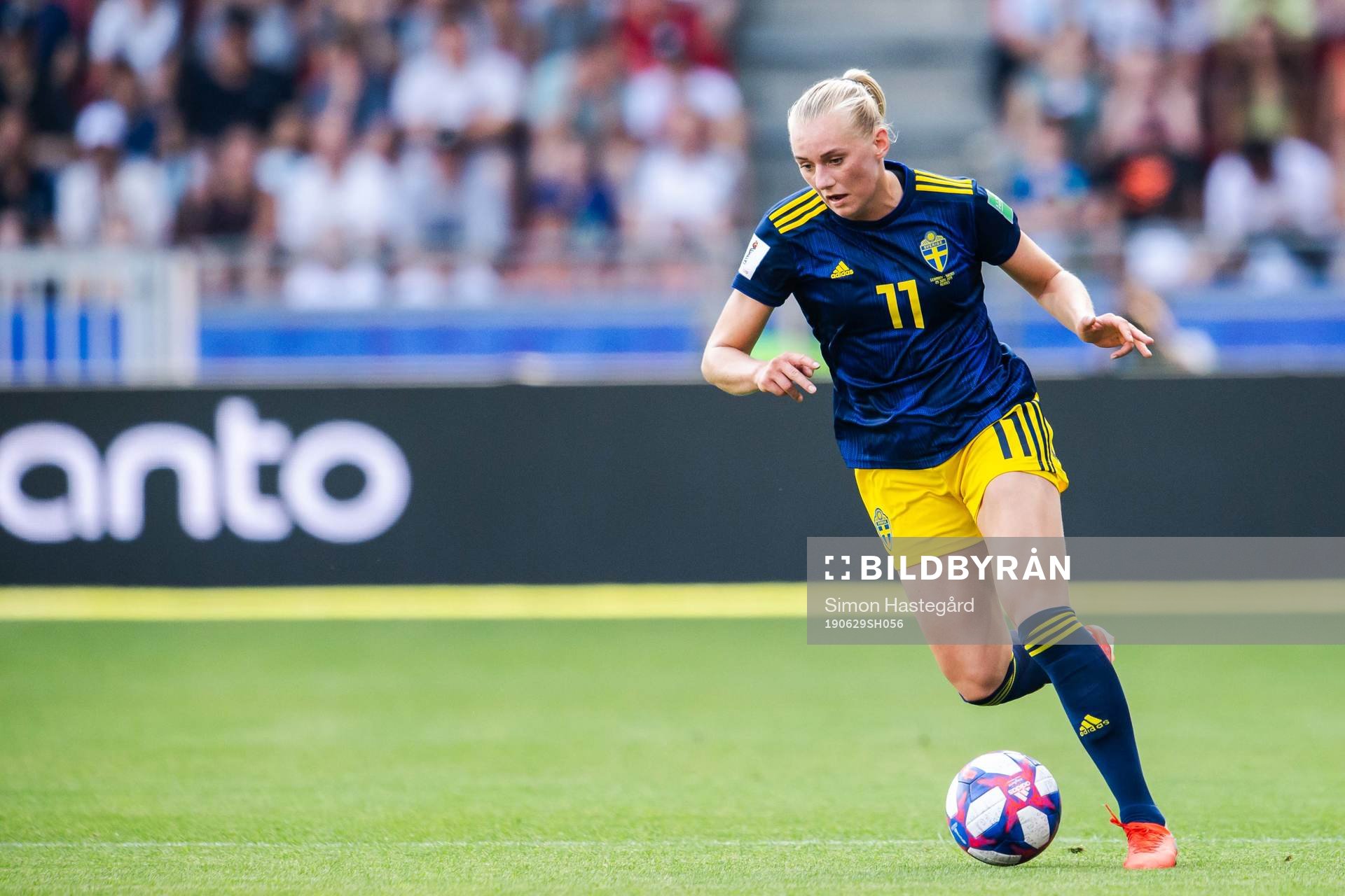 Stina Blackstenius of Sweden