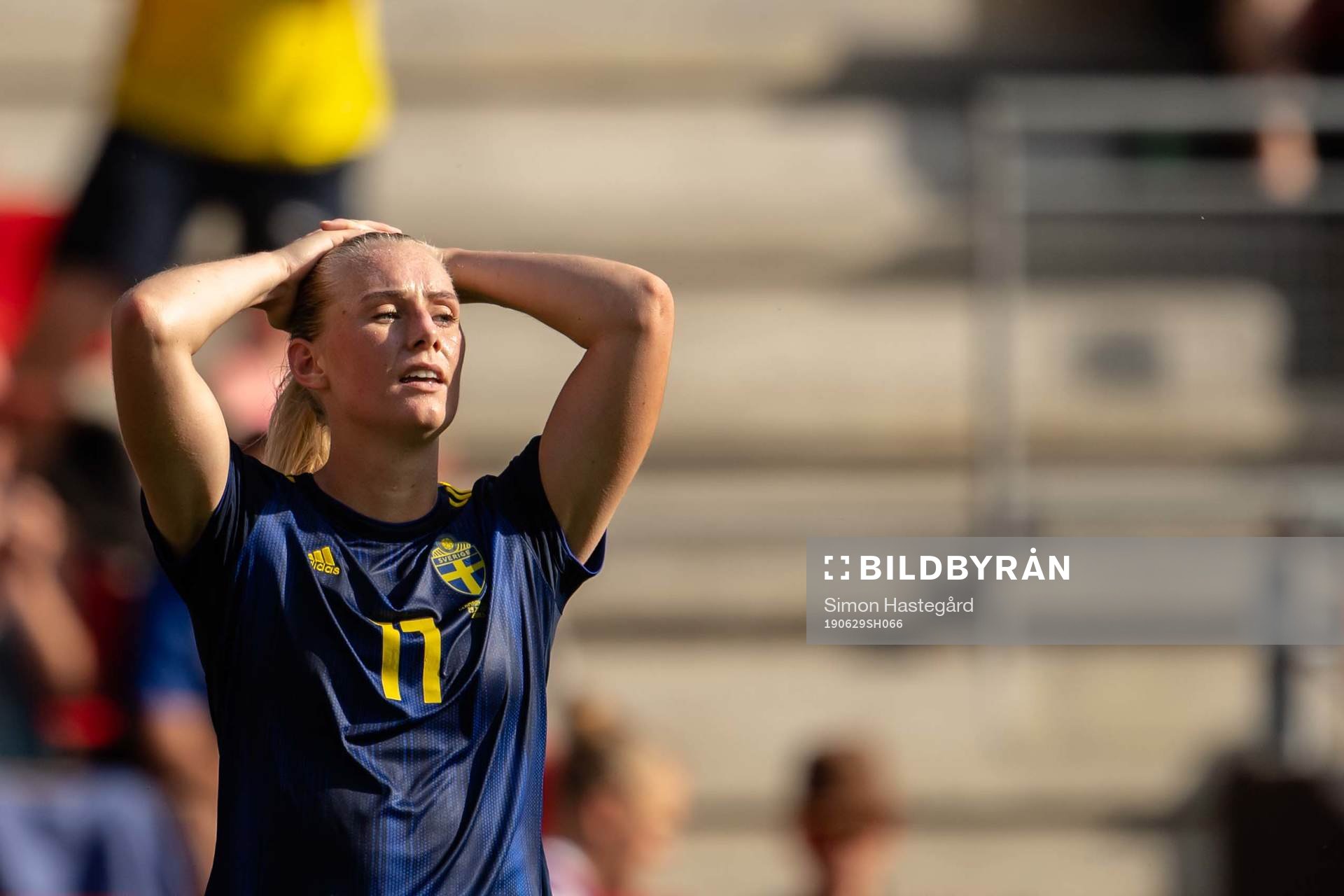 Stina Blackstenius of Sweden