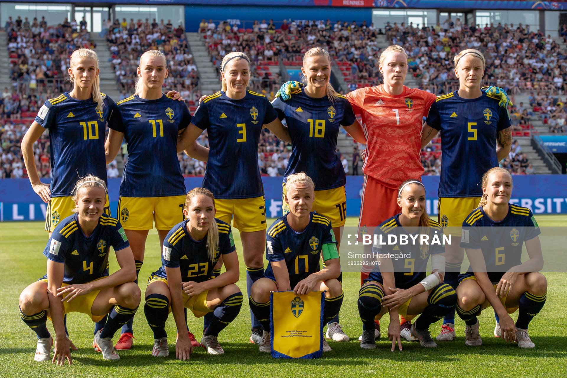 Sofia Jakobsson, Stina Blackstenius, Linda Sembrant,