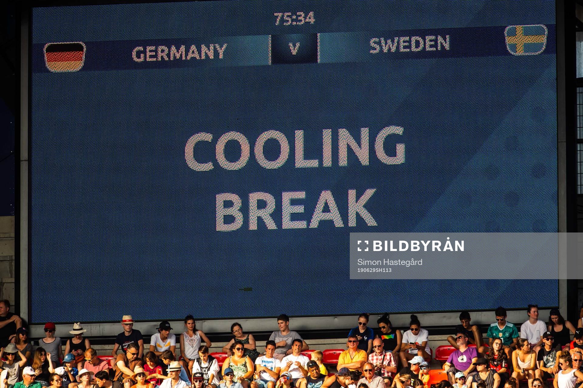 A display show cooling brake
