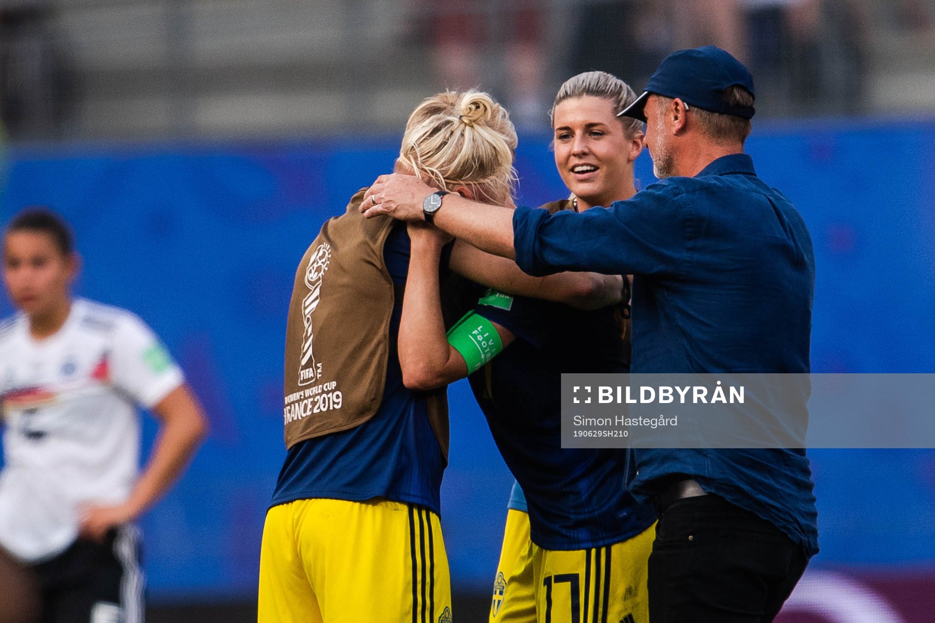 Nilla Fischer , Caroline Seger, Olivia Schough and Peter