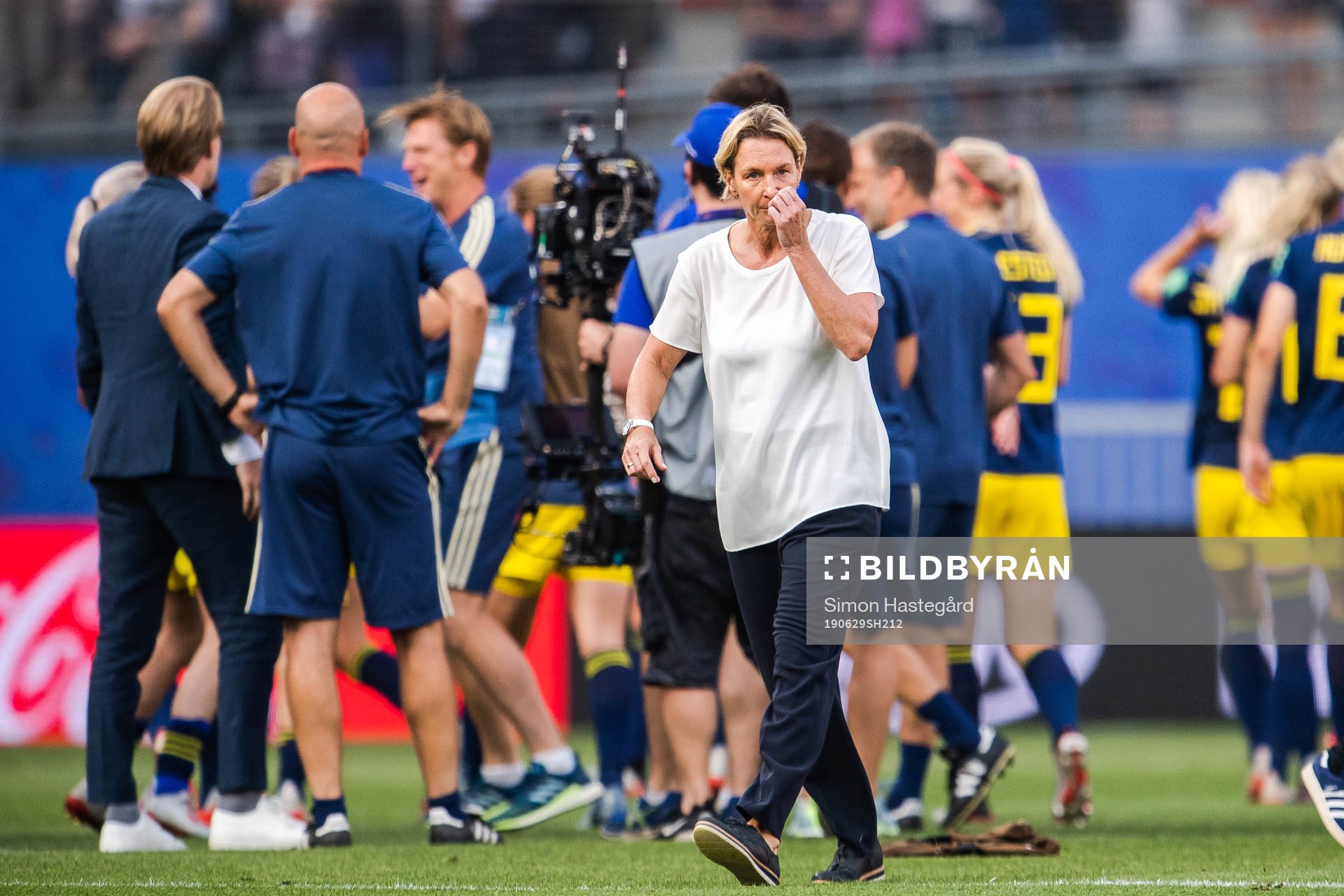 Martina Voss-Tecklenburg, Head coach of Germany looks