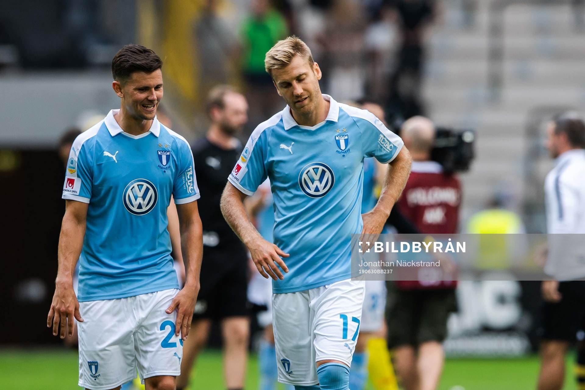 Malmö FFs Marcus Antonsson och Rasmus Bengtsson