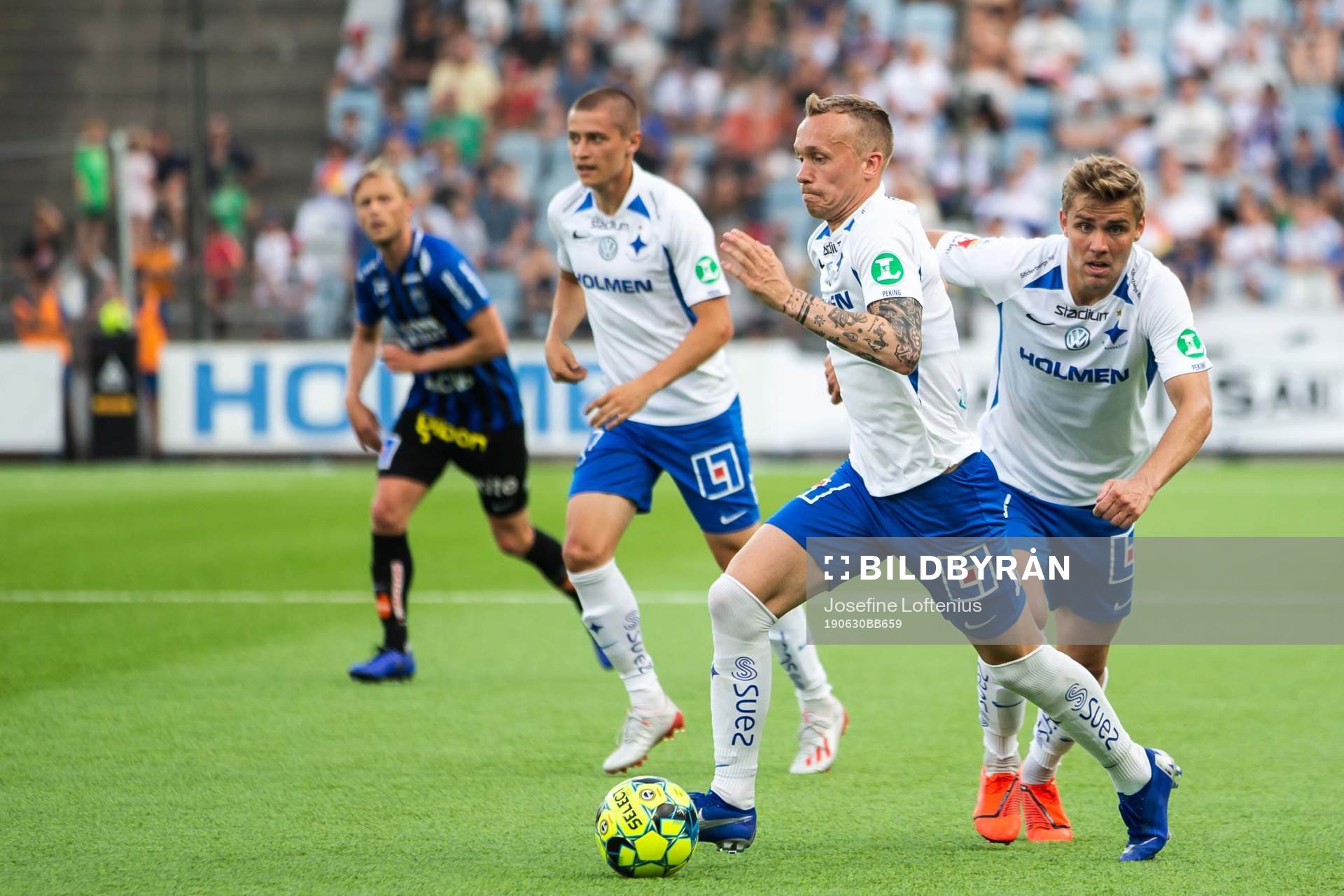 IFK Norrköpings Gudmundur Thórarinsson och Simon Thern