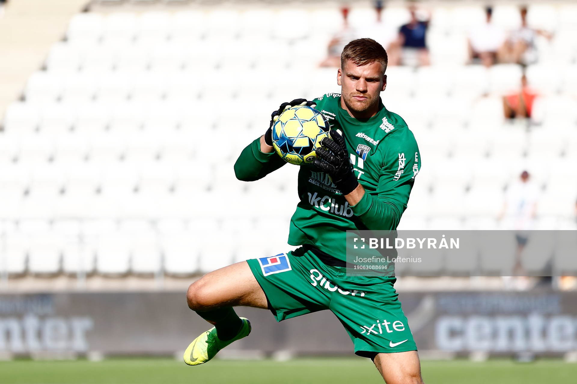Sirius målvakt Lukas Jonsson