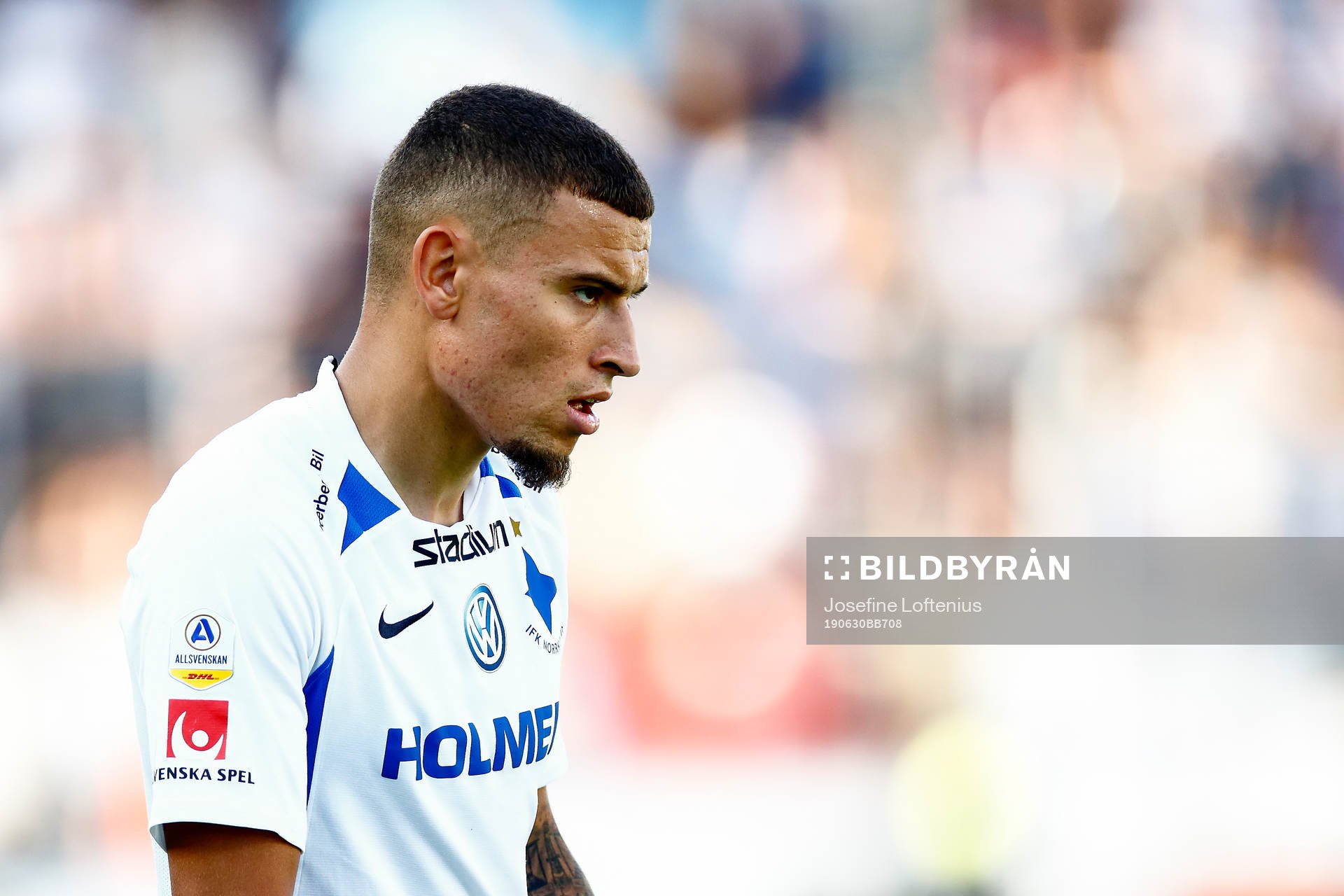 IFK Norrköpings Jordan Larsson deppar
