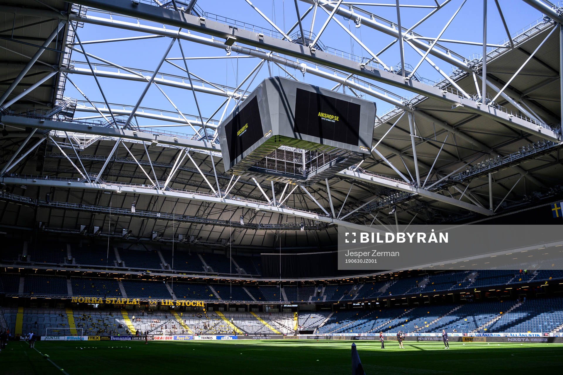 Interiör vy av Friends Arena