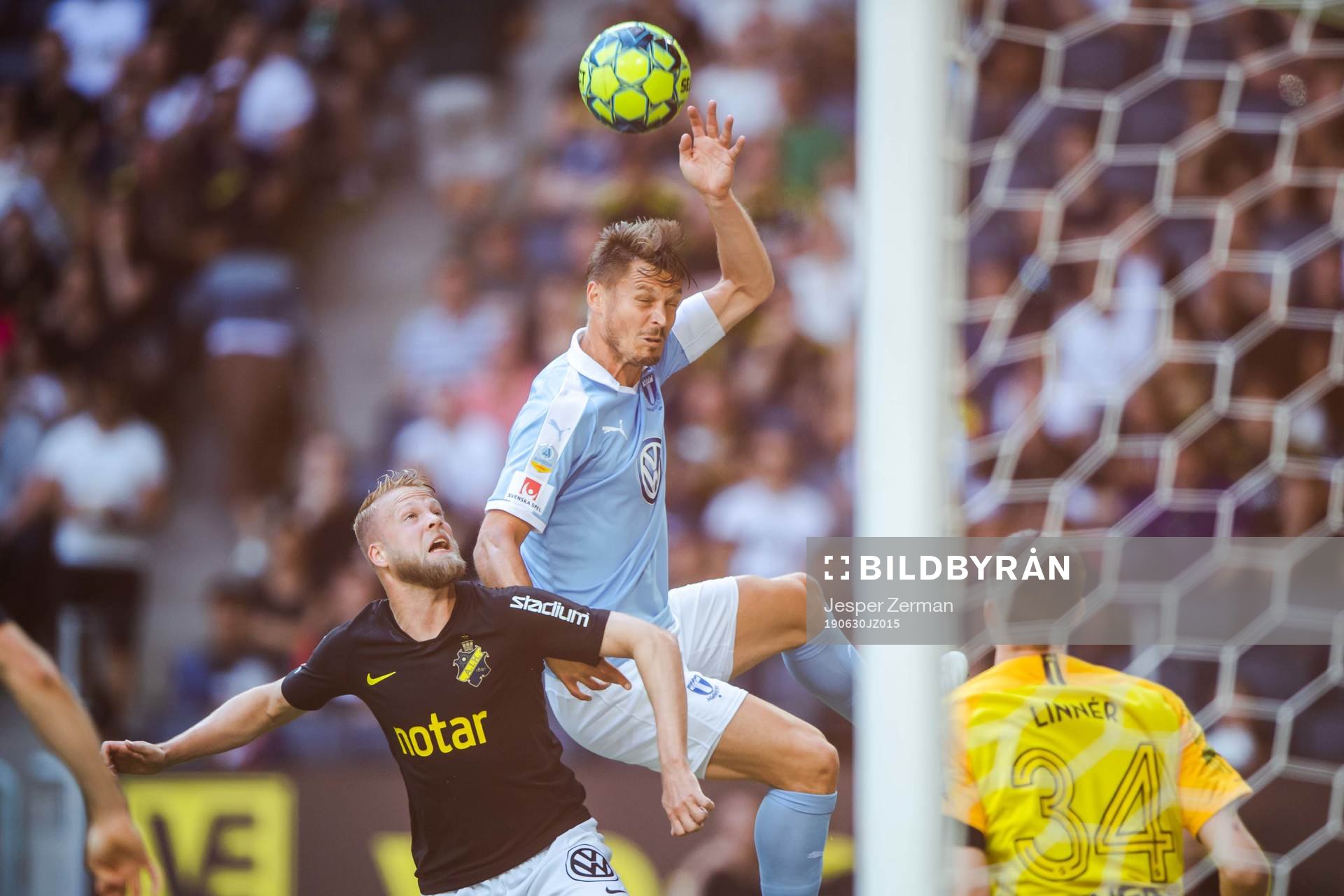 s Daniel Sundgren och Malmö FFs Markus Rosenberg