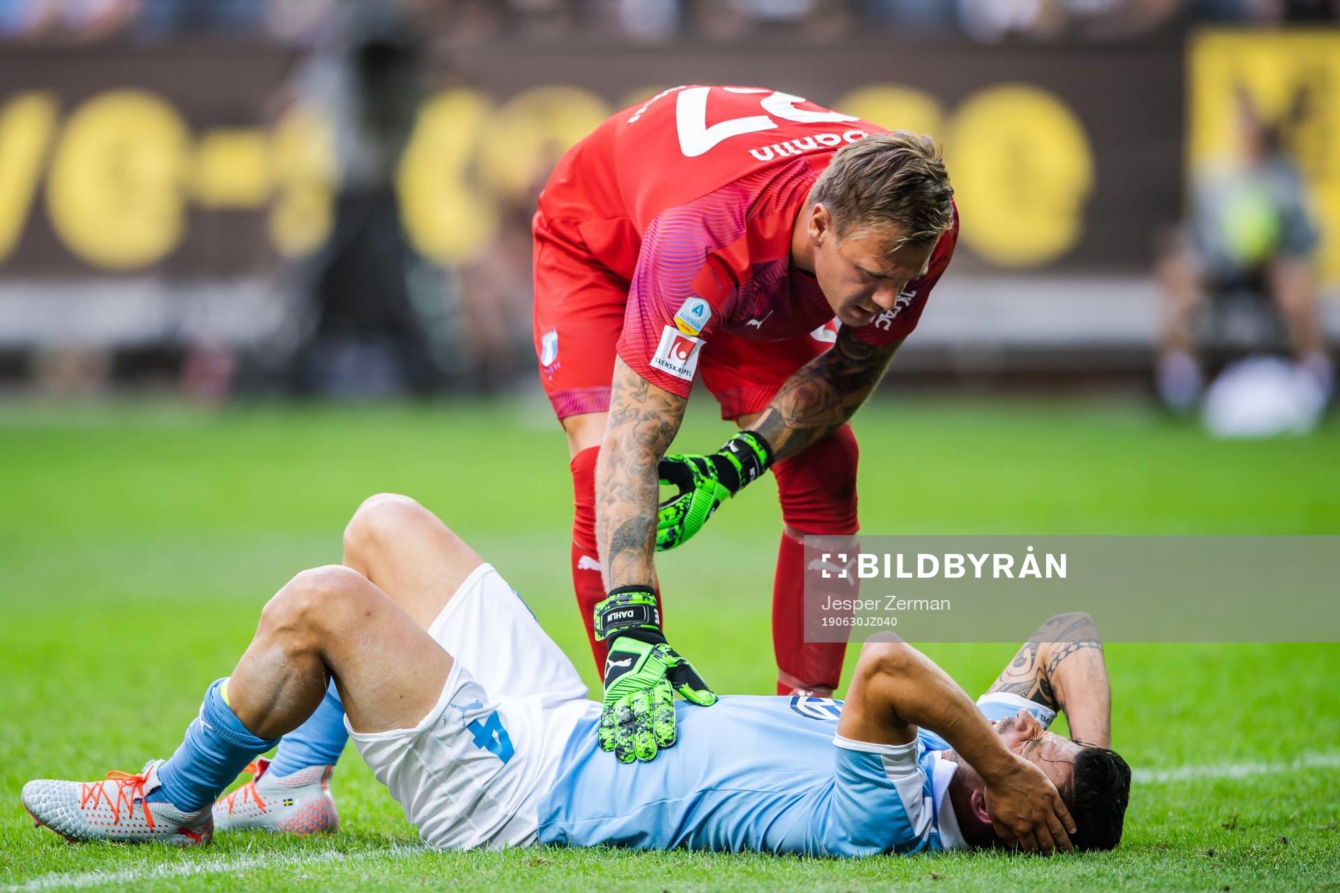 Malmö FFs Behrang Safari ligger ner och har ont