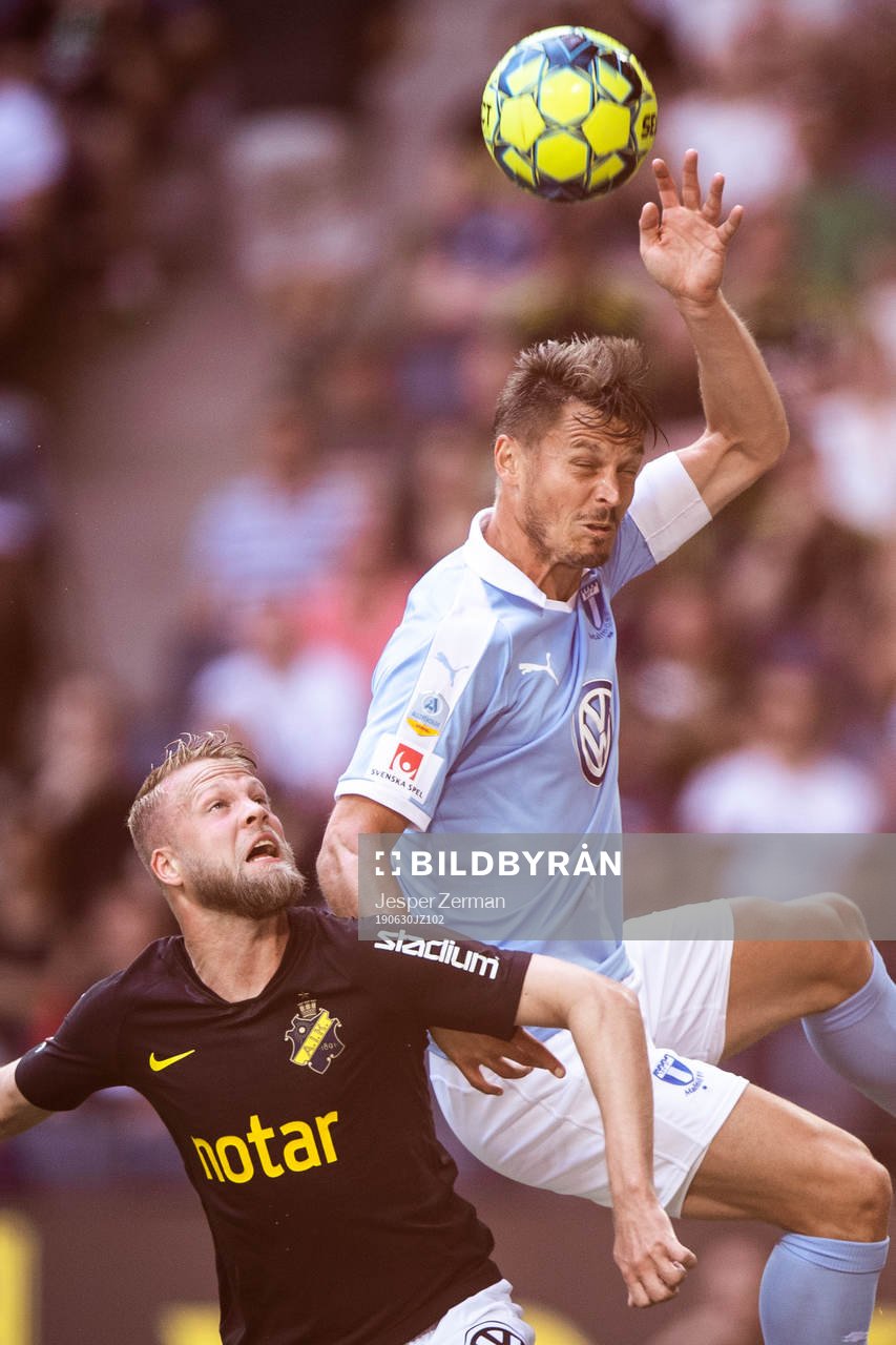 s Daniel Sundgren och Malmö FFs Markus Rosenberg