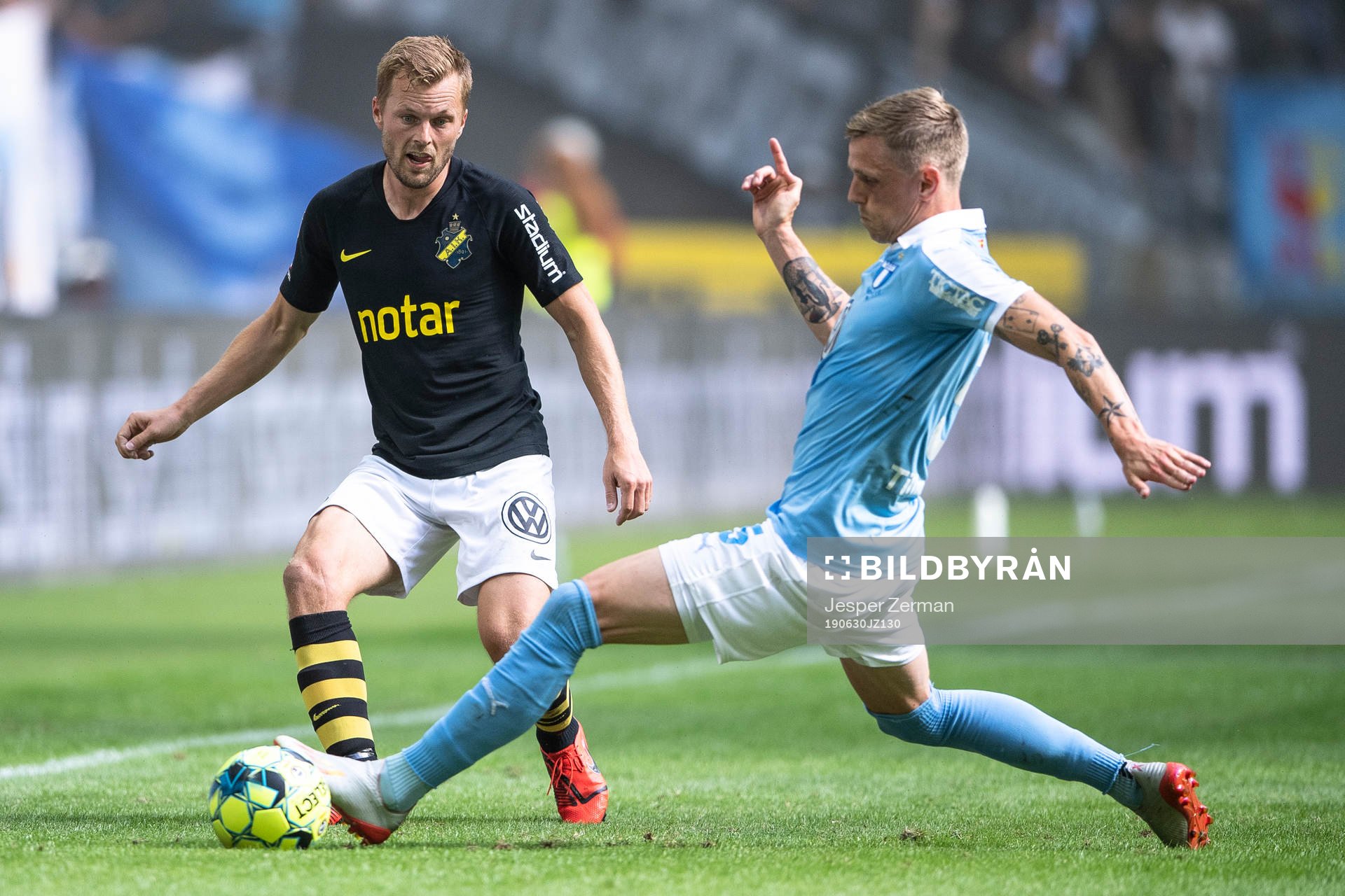 s Sebastian Larsson och Malmö FFs Sören Rieks