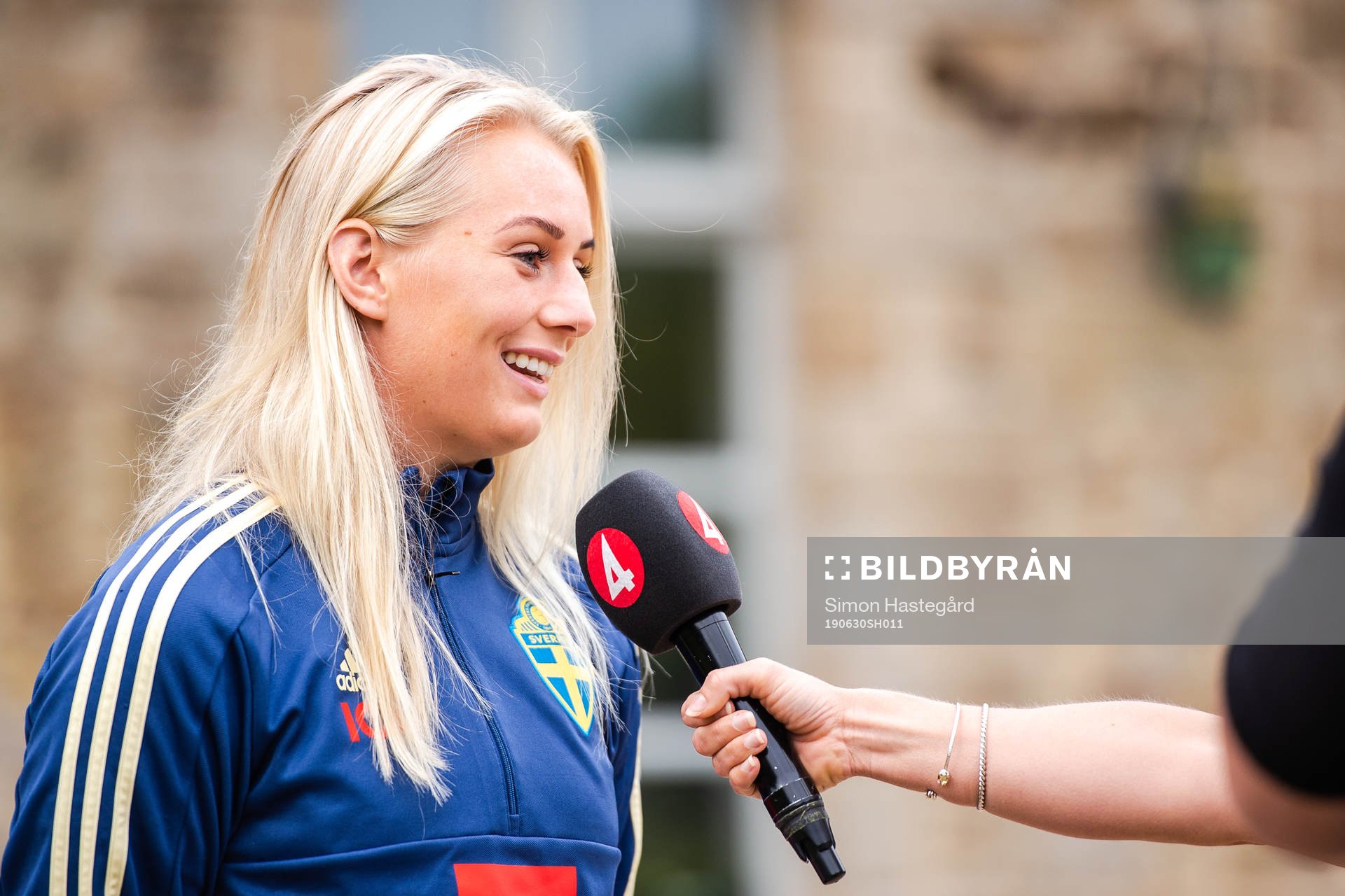 Stina Blackstenius of Sweden