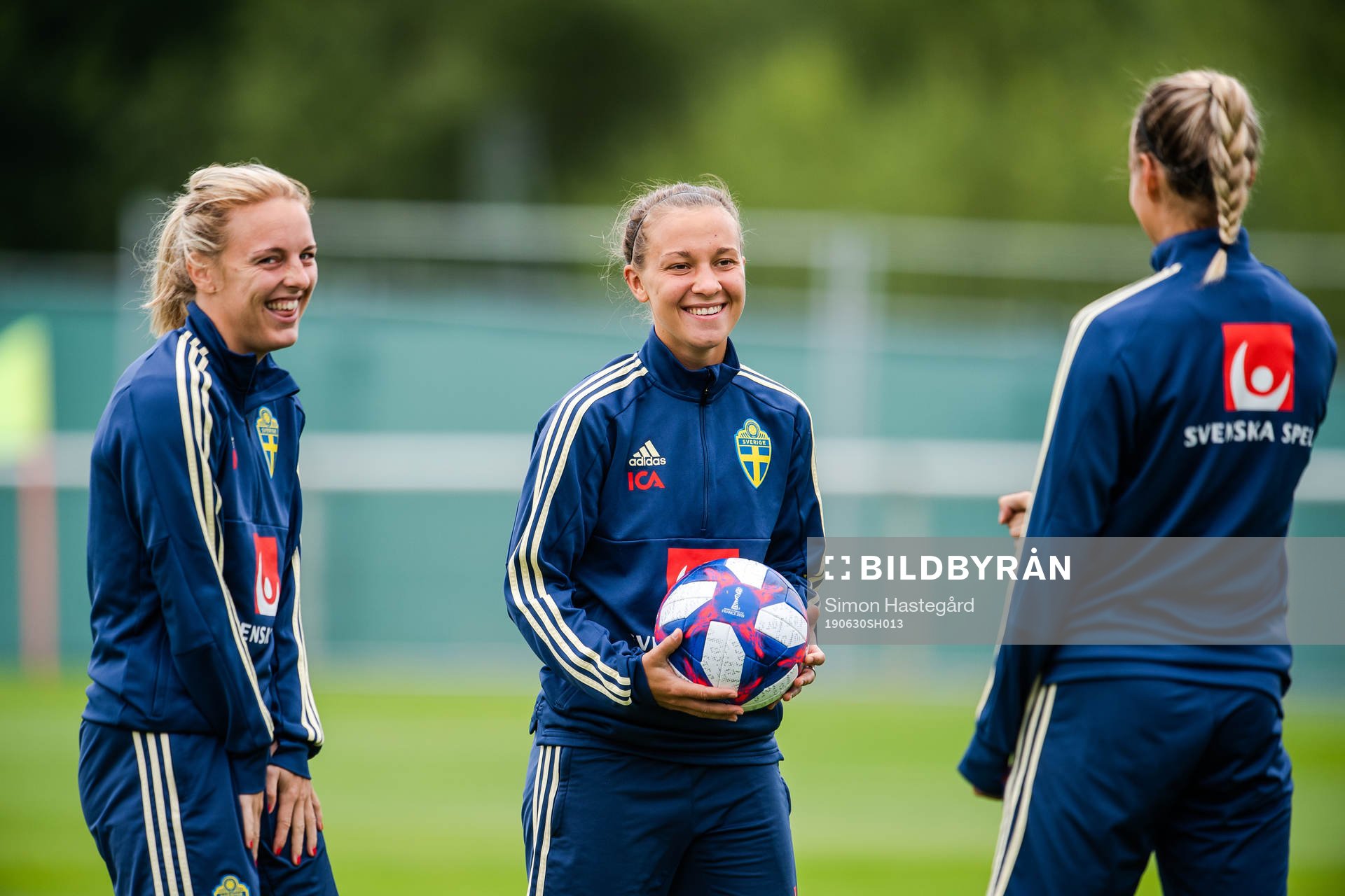 Mimmi Larsson, Julia Zigiotti Olme and Nathalie Björn