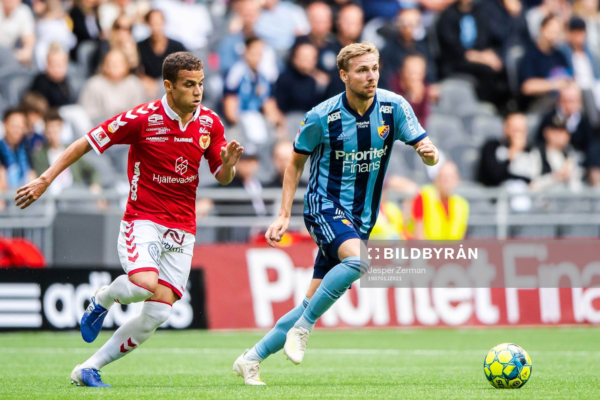 Kalmars Rafael Gimenes Da Silva och Djurgårdens Jonathan