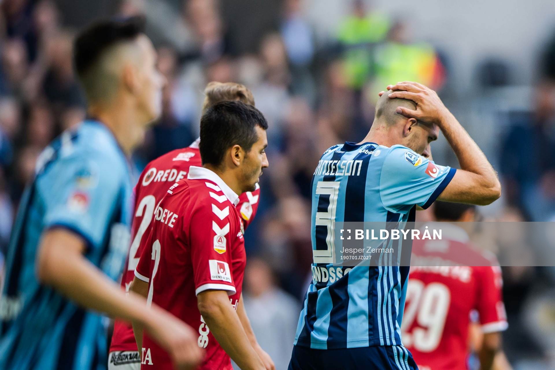 Djurgårdens Marcus Danielson deppar