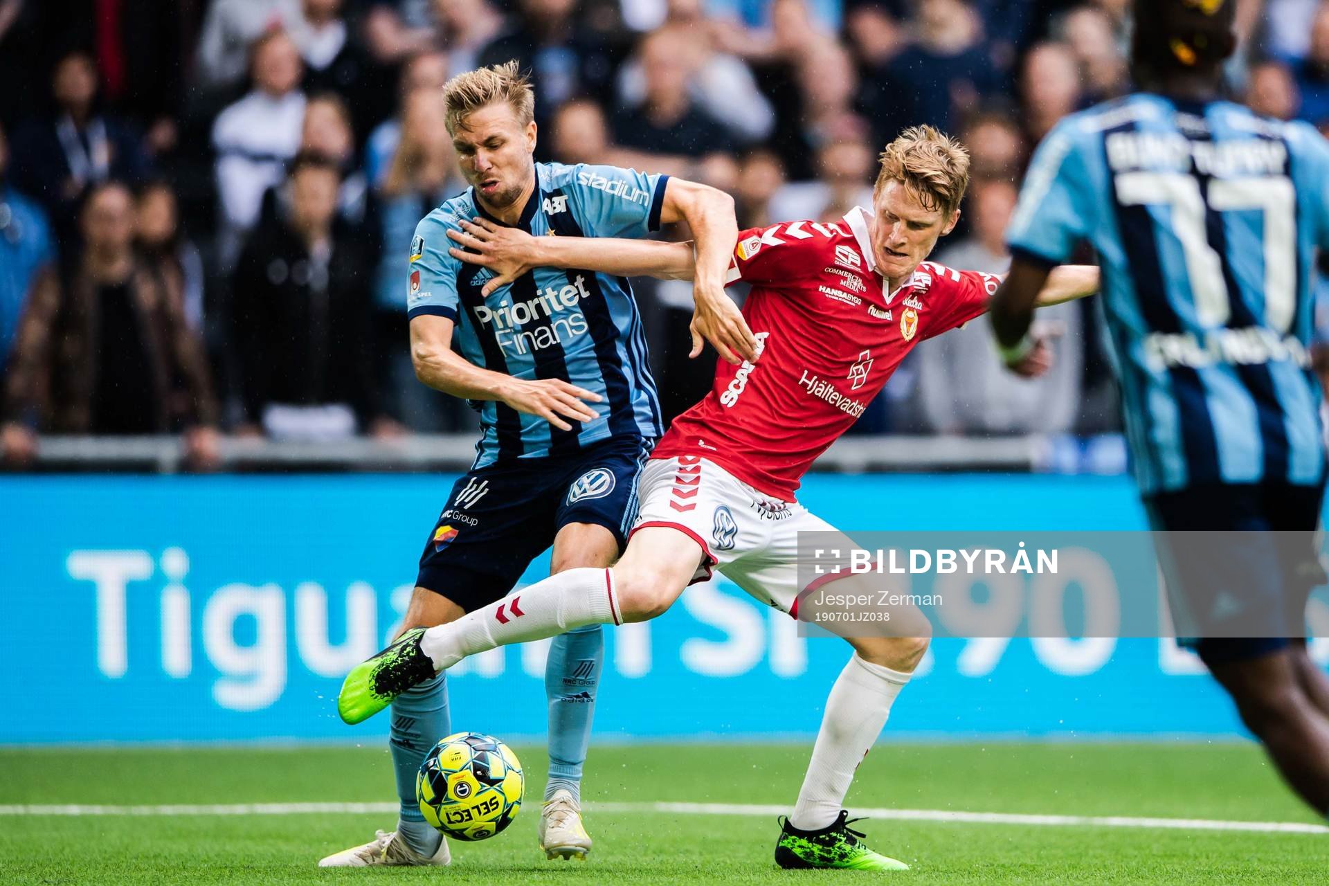 Djurgårdens Jonathan Ring och Kalmars Rasmus Elm