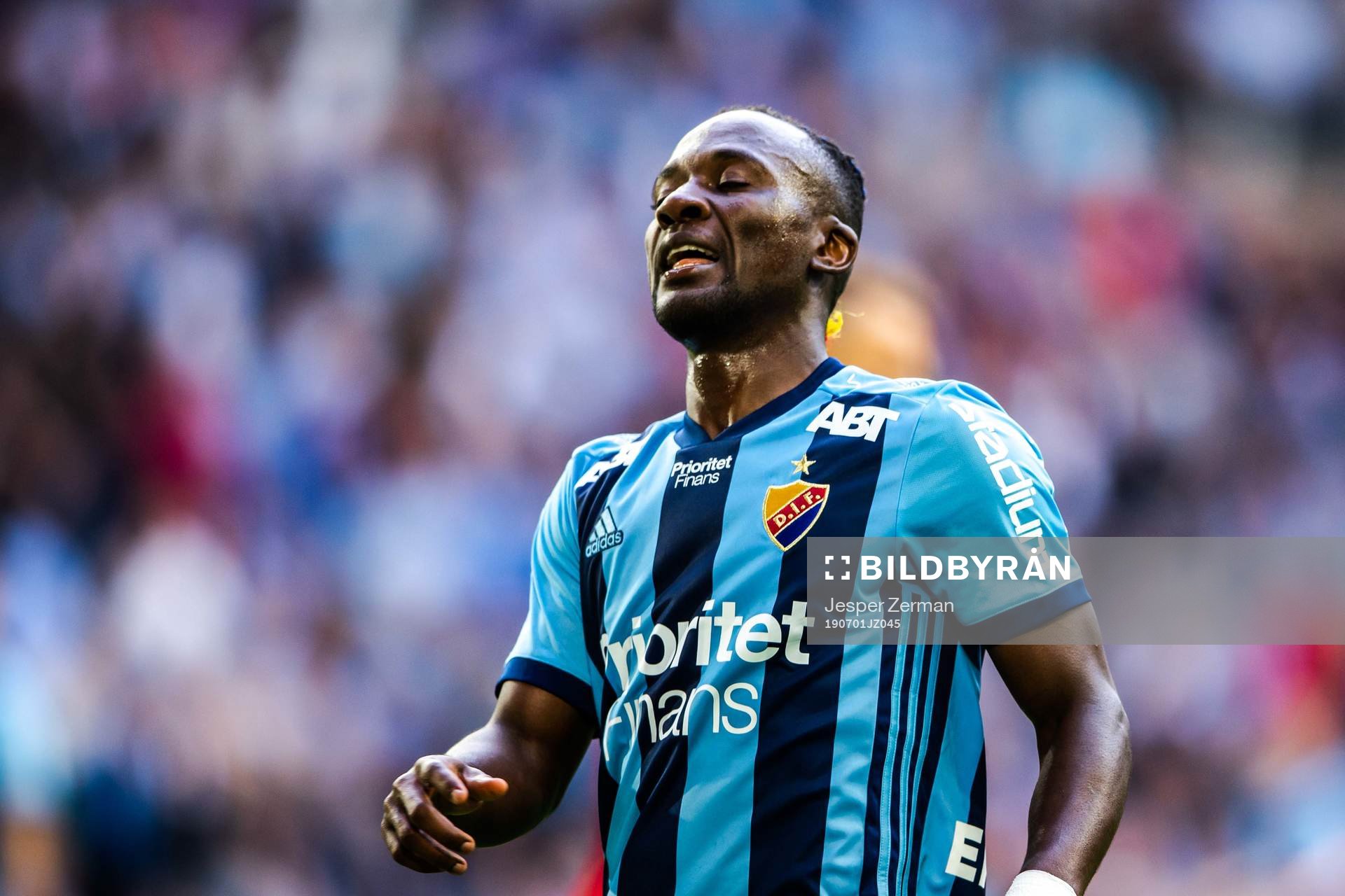 Djurgårdens Mohamed Buya Turay deppar