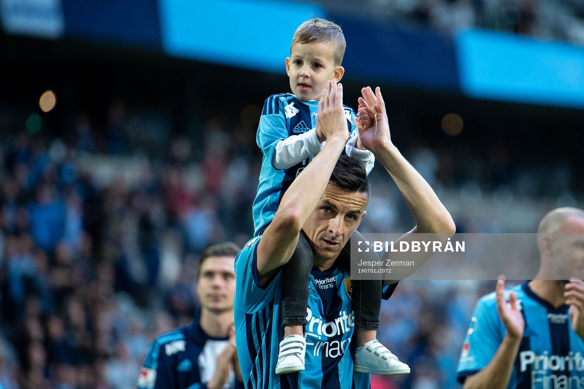 Djurgårdens Haris Radetinac jublar