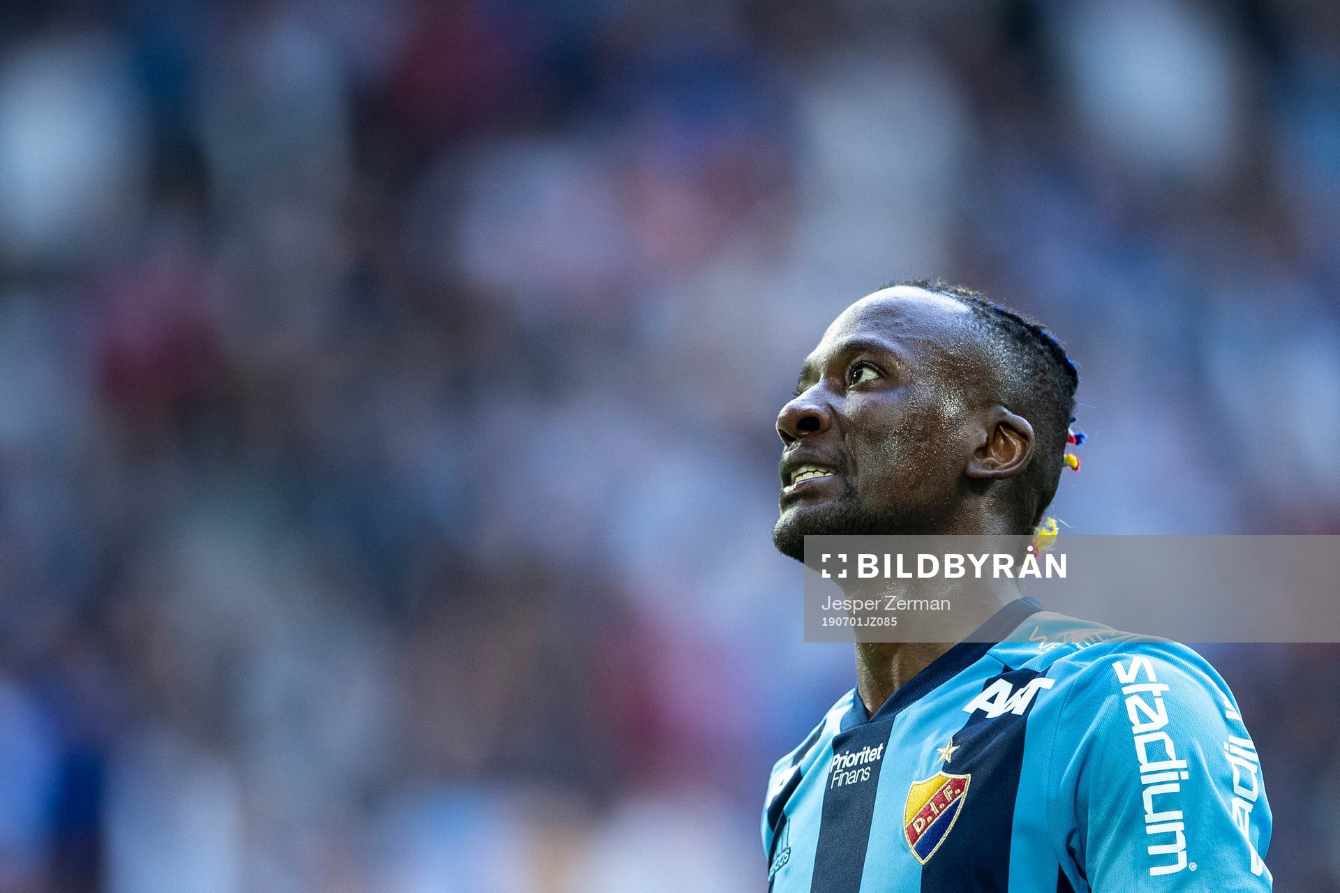 Djurgårdens Mohamed Buya Turay deppar