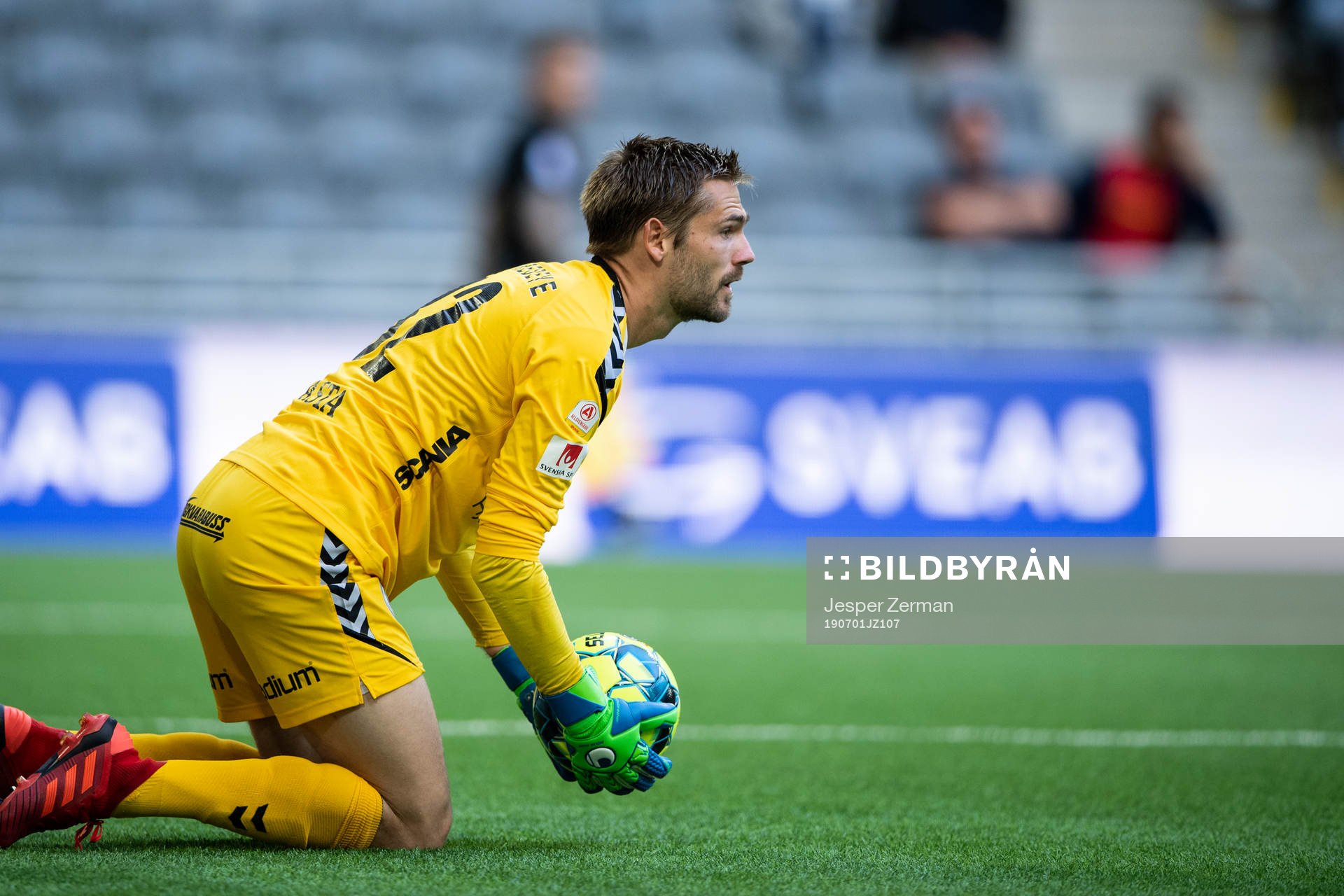 Kalmars målvakt Lucas Hägg-Johansson