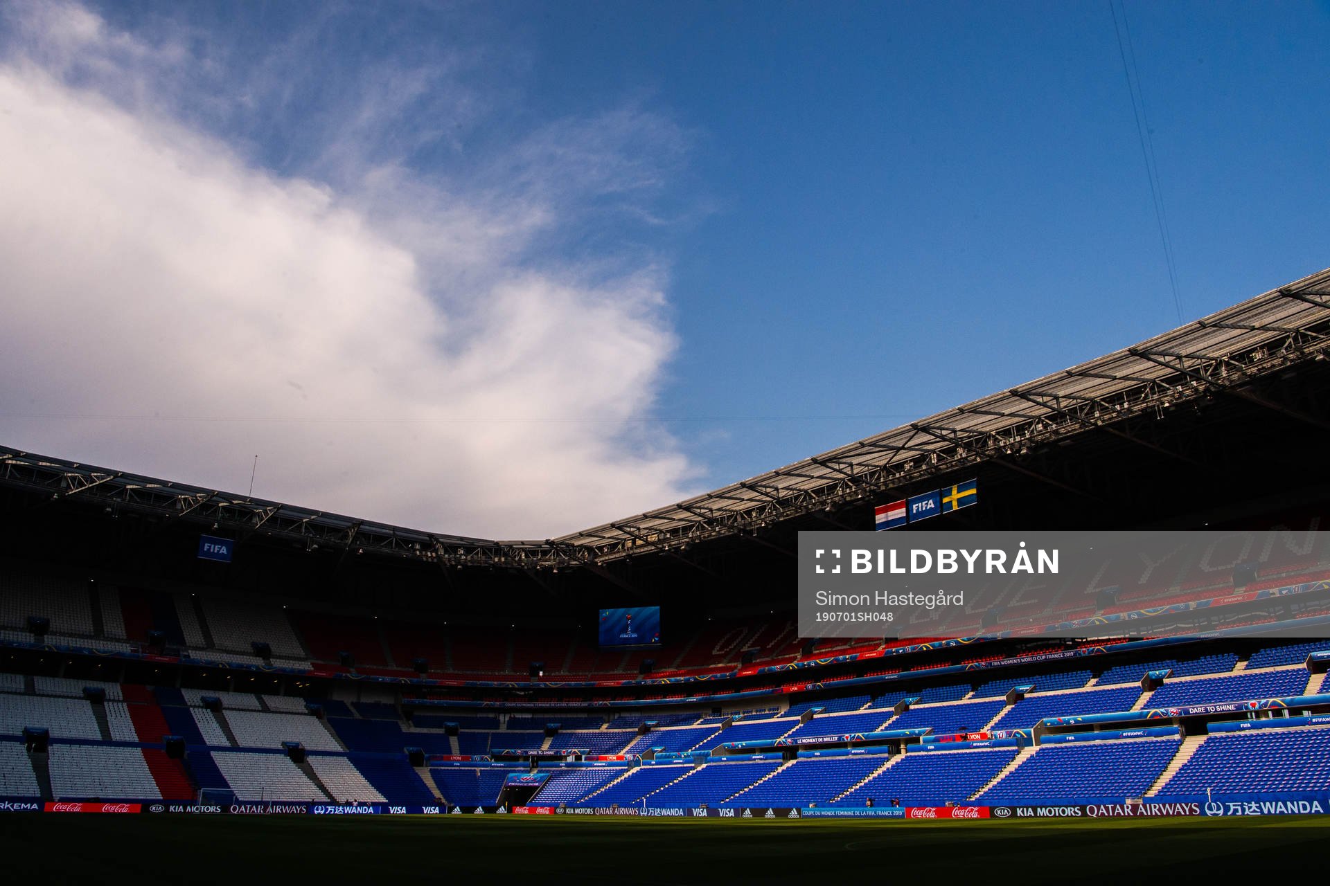 General view of Stade de Lyon