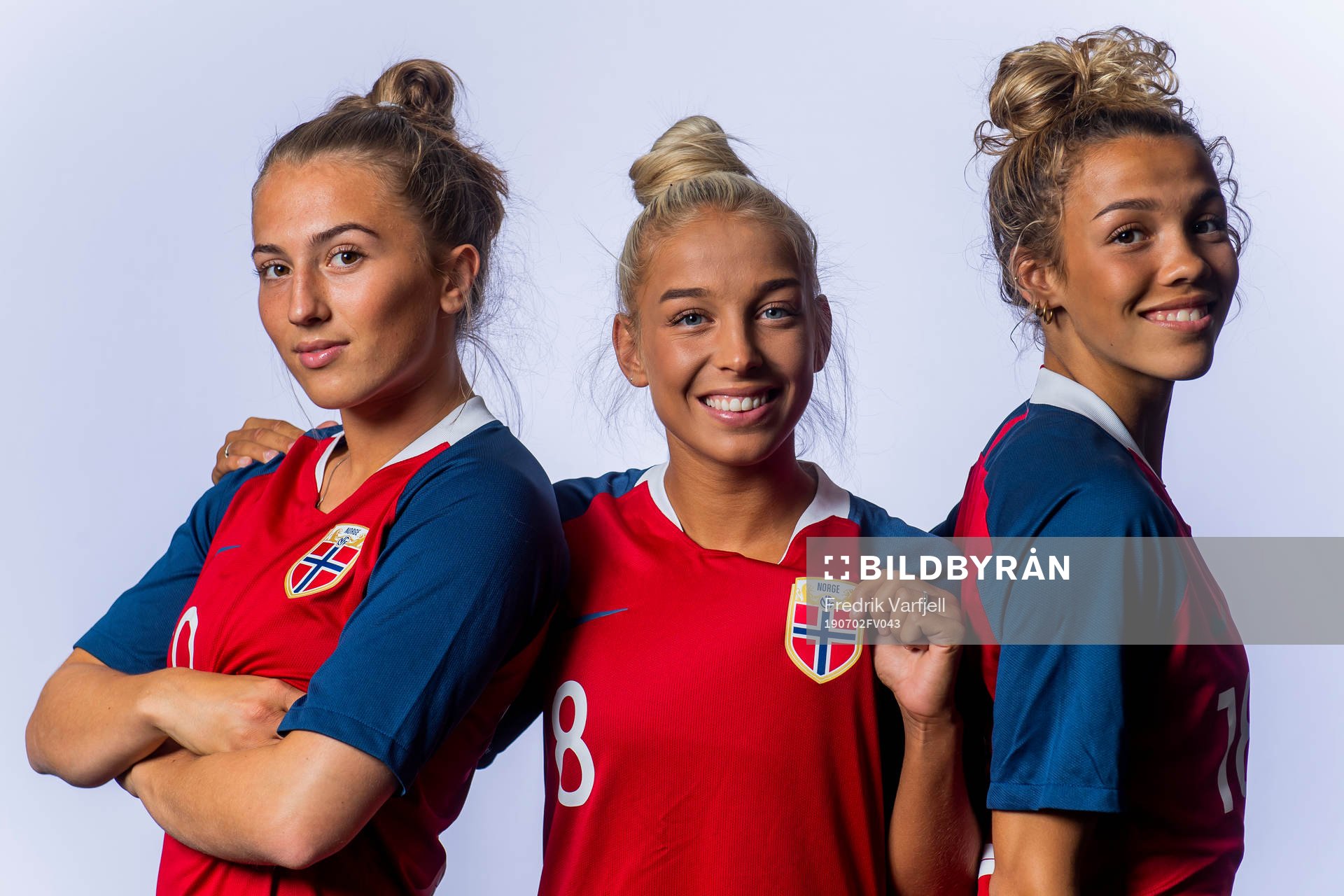 Matilde Alsaker Rogde, Rikke Bogtveit Nygard and Celin