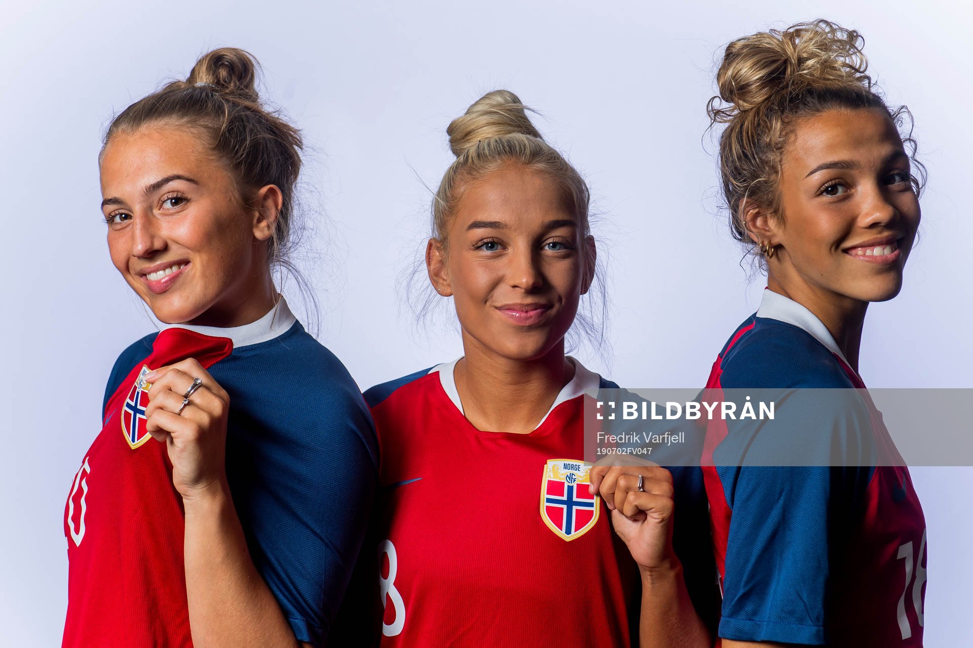 Matilde Alsaker Rogde, Rikke Bogtveit Nygard and Celin