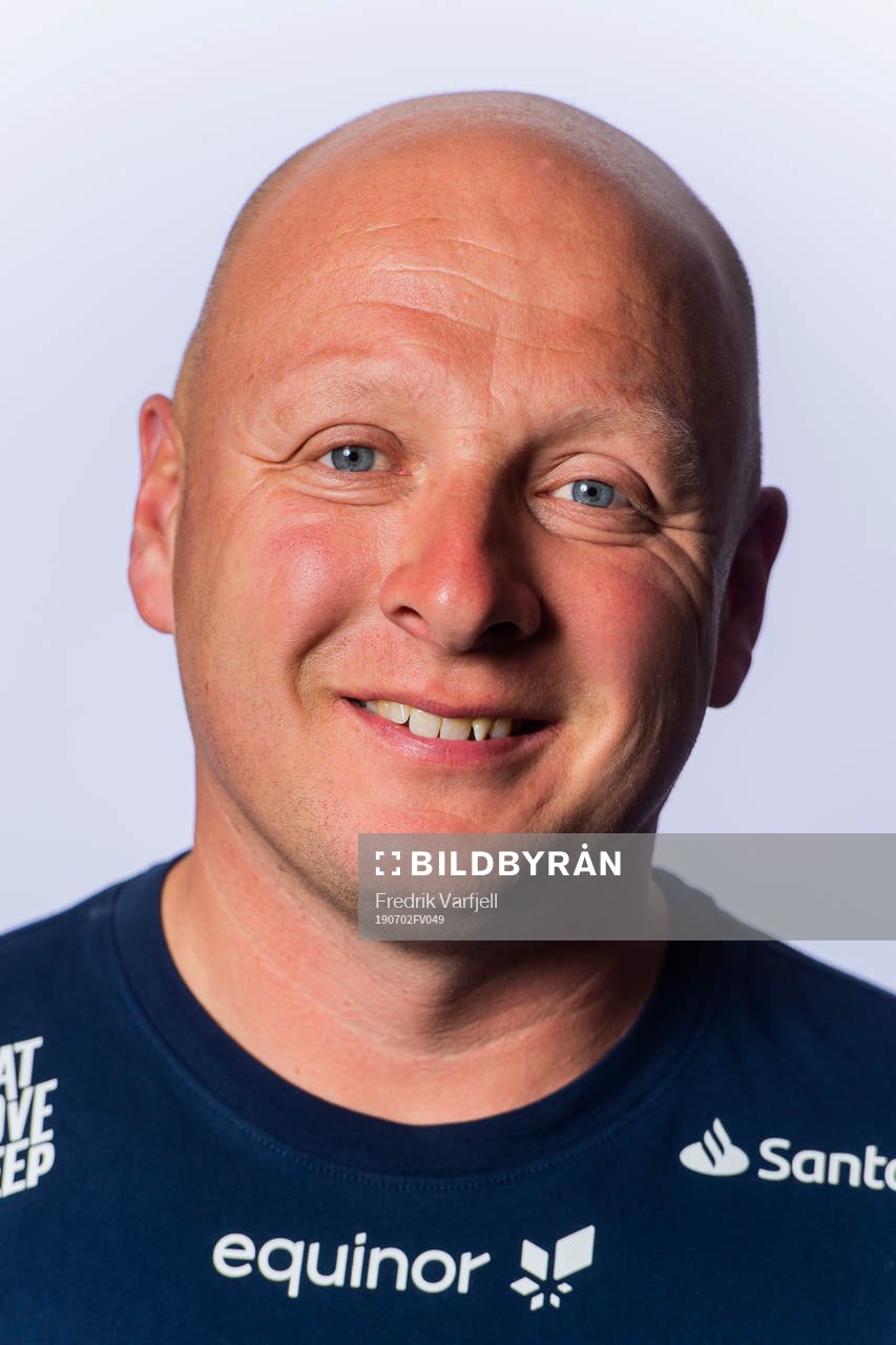 Nils Lexerød, head coach of Norway J19, poses for a