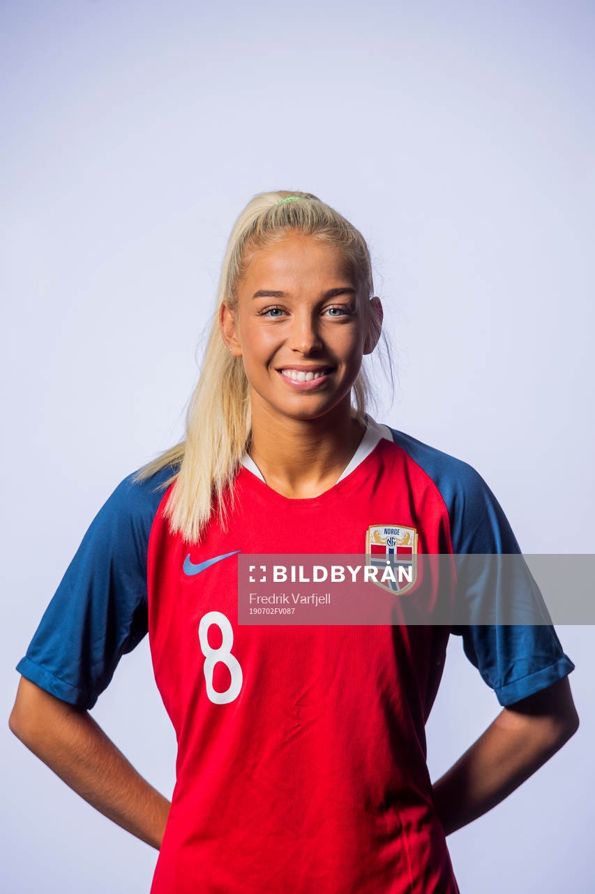 Rikke Bogtveit Nygard of Norway poses for a portrait on July 2, 2019 in Tønsberg.