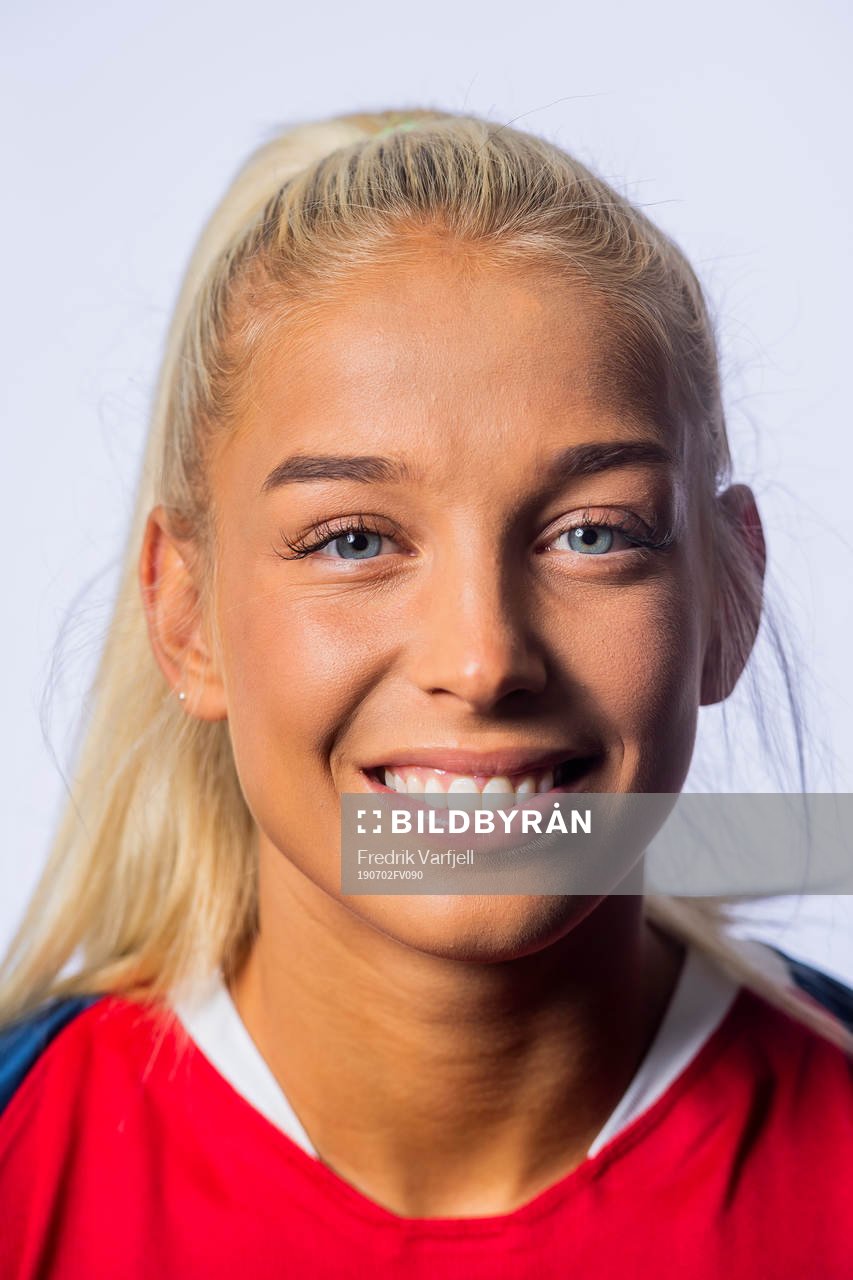 Rikke Bogtveit Nygard of Norway poses for a portrait on July 2, 2019 in Tønsberg.
