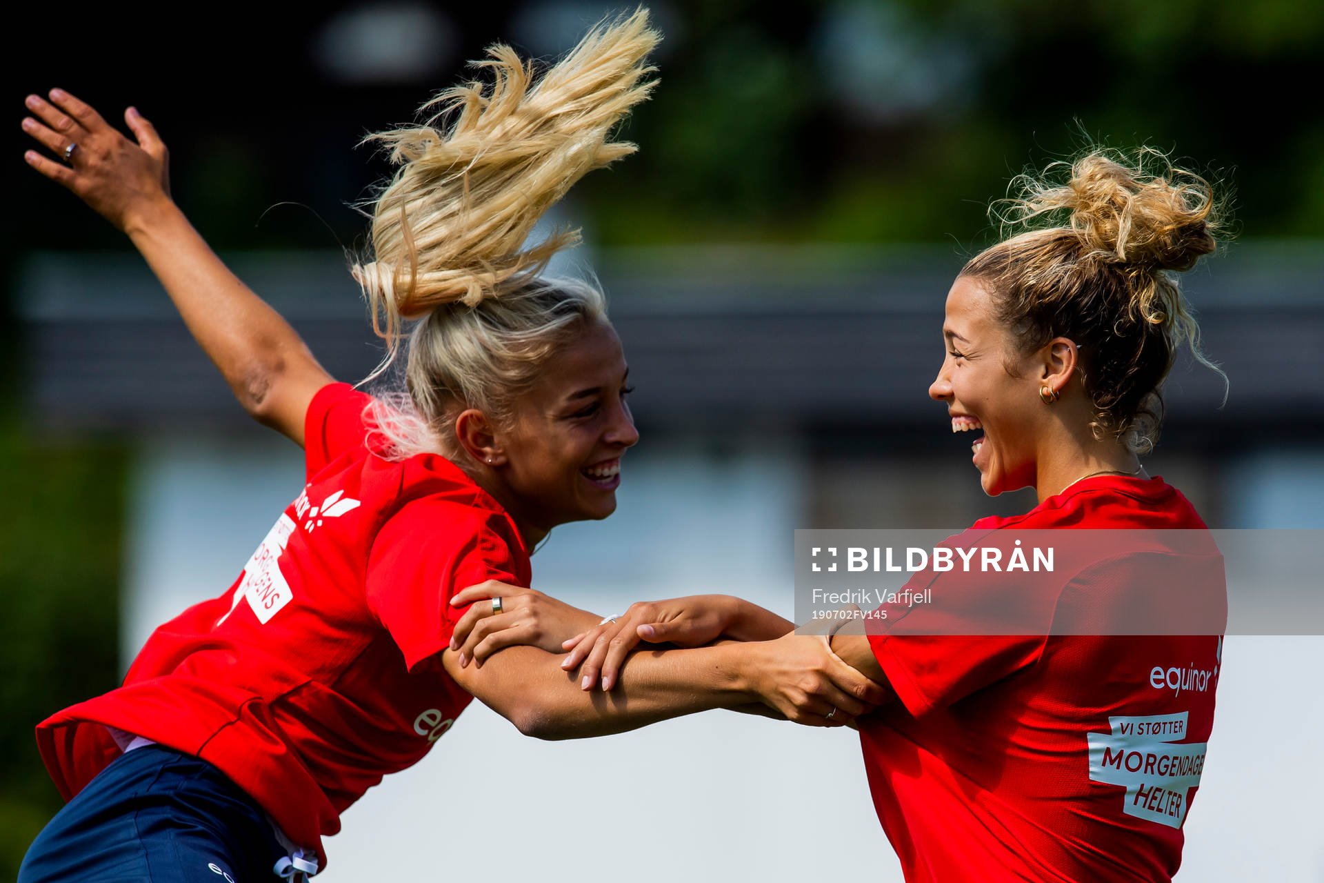 Rikke Bogtveit Nygard and Celin Bizet Ildhusøy of Norway