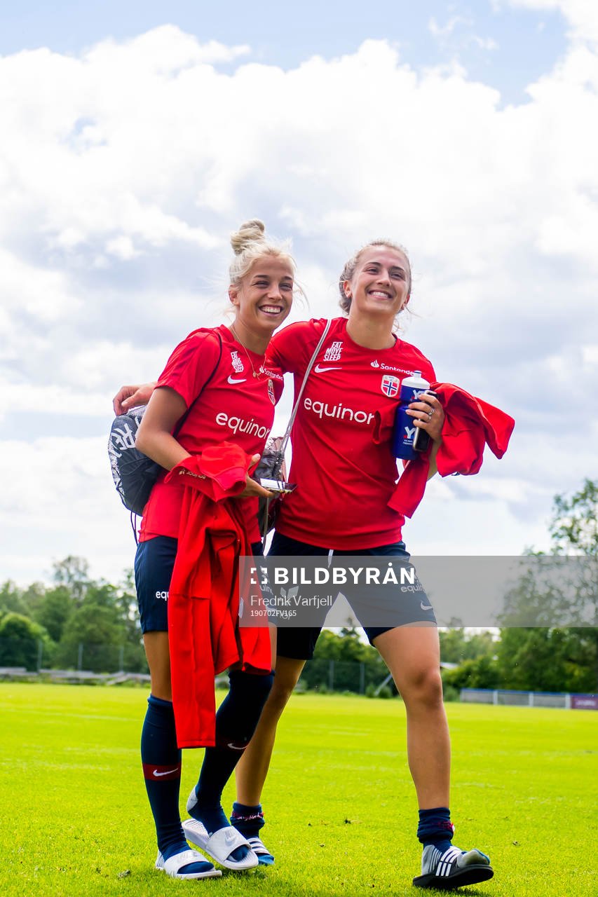 Rikke Bogtveit Nygard and Matilde Alsaker Rogde of Norway