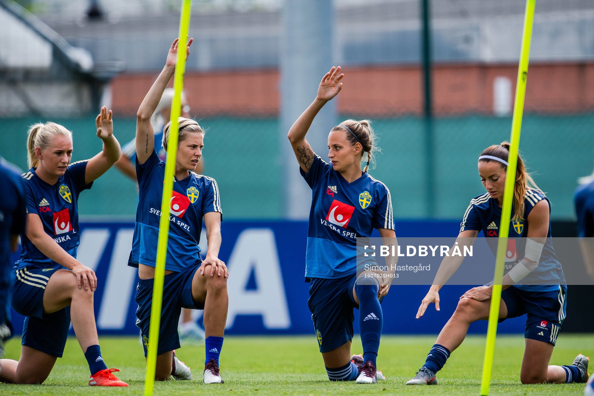 Stina Blackstenius , Lina Hurtig , Nathalie Björn and