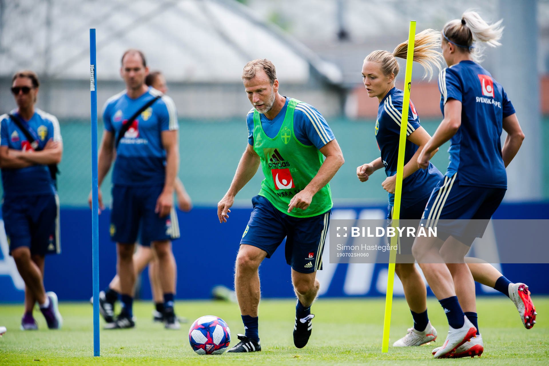 Pontus Ekblom, Physio and Magdalena Eriksson  of Sweden