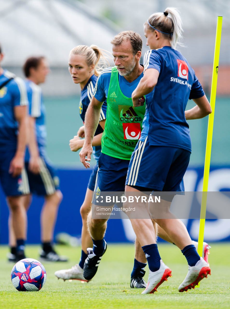 Magdalena Eriksson, Pontus Ekblom, Physio and Hanna Glas