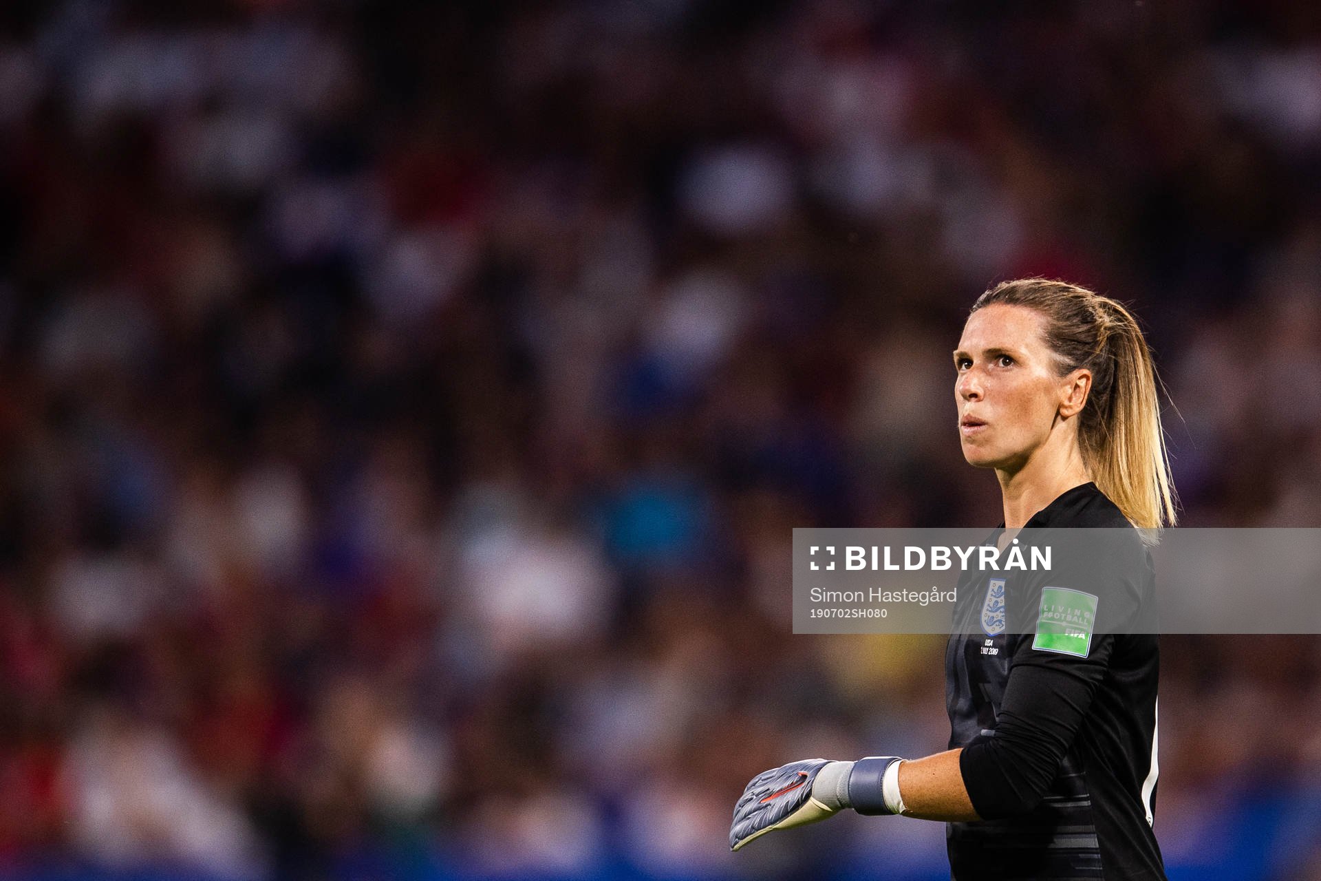 Goalkeeper Carly Telford of England
