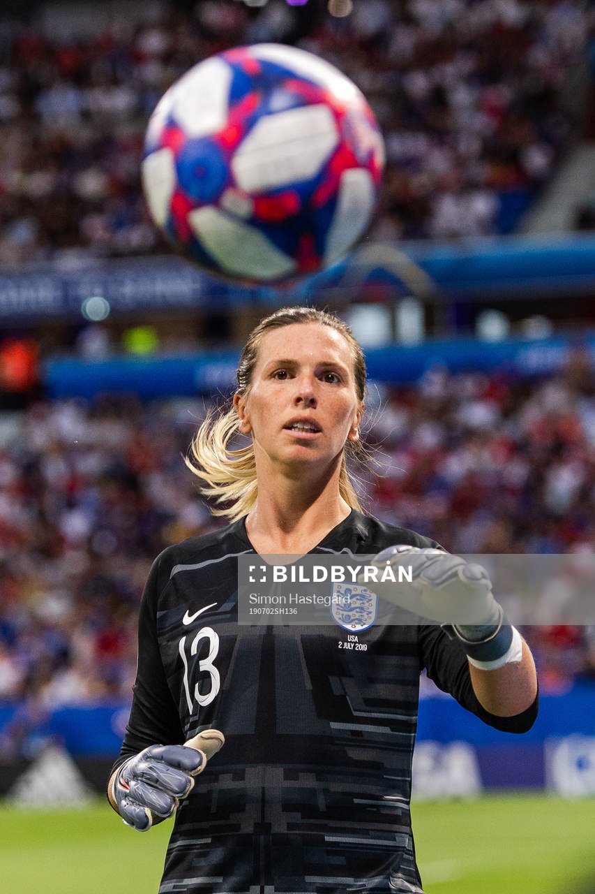 Goalkeeper Carly Telford of England