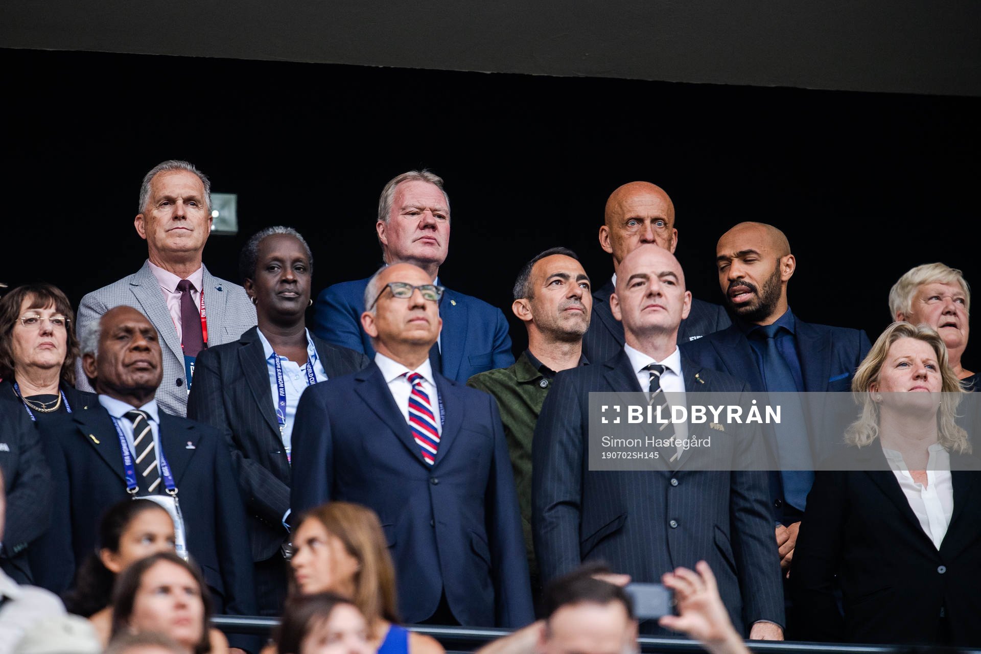 President Karl-Erik Nilsson of the Swedish Football
