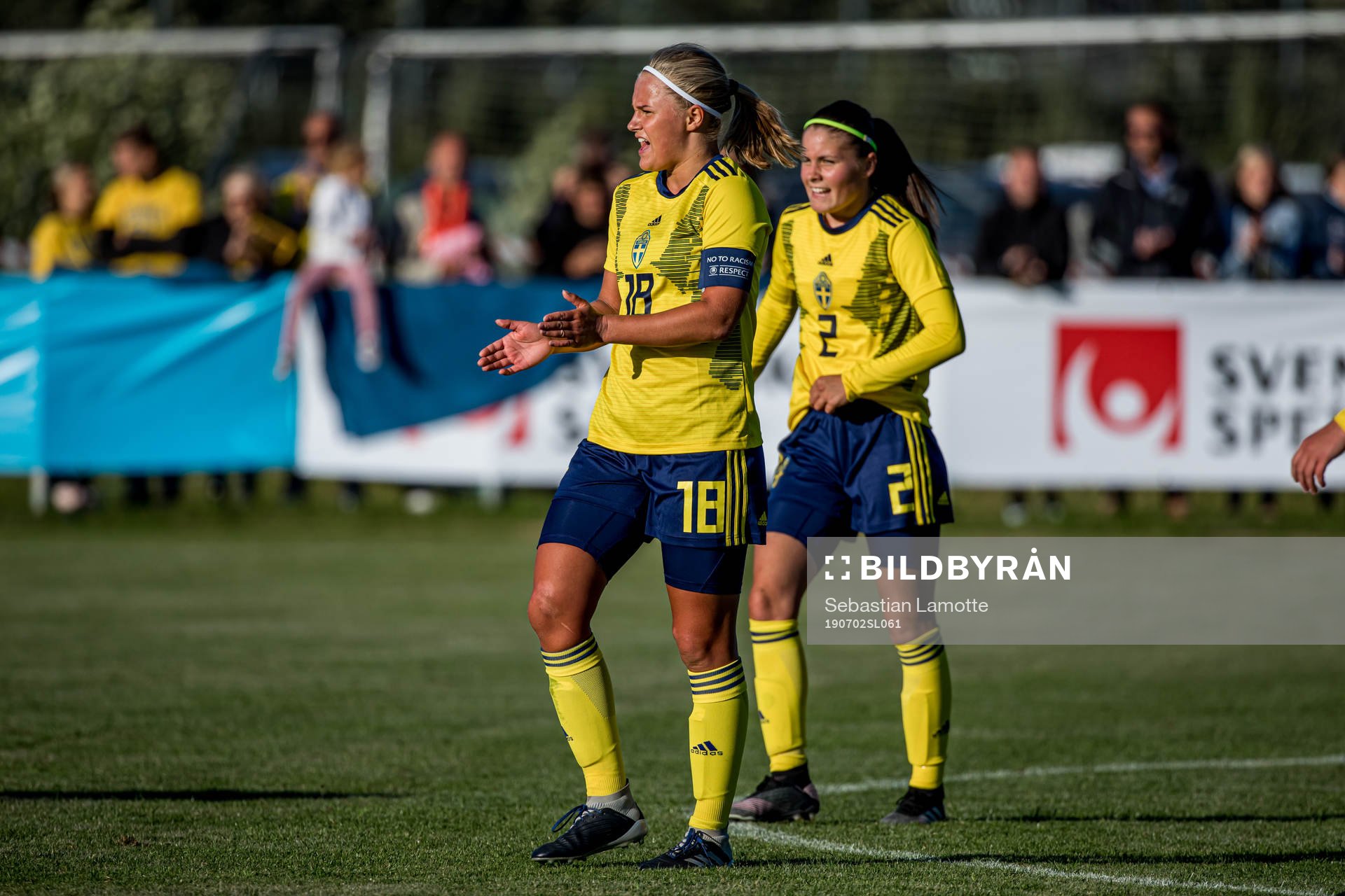 Sveriges Johanna Svedberg jublar